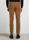 Pantaloni 5 tasche slim fit in velluto di cotone stretch uomo_1