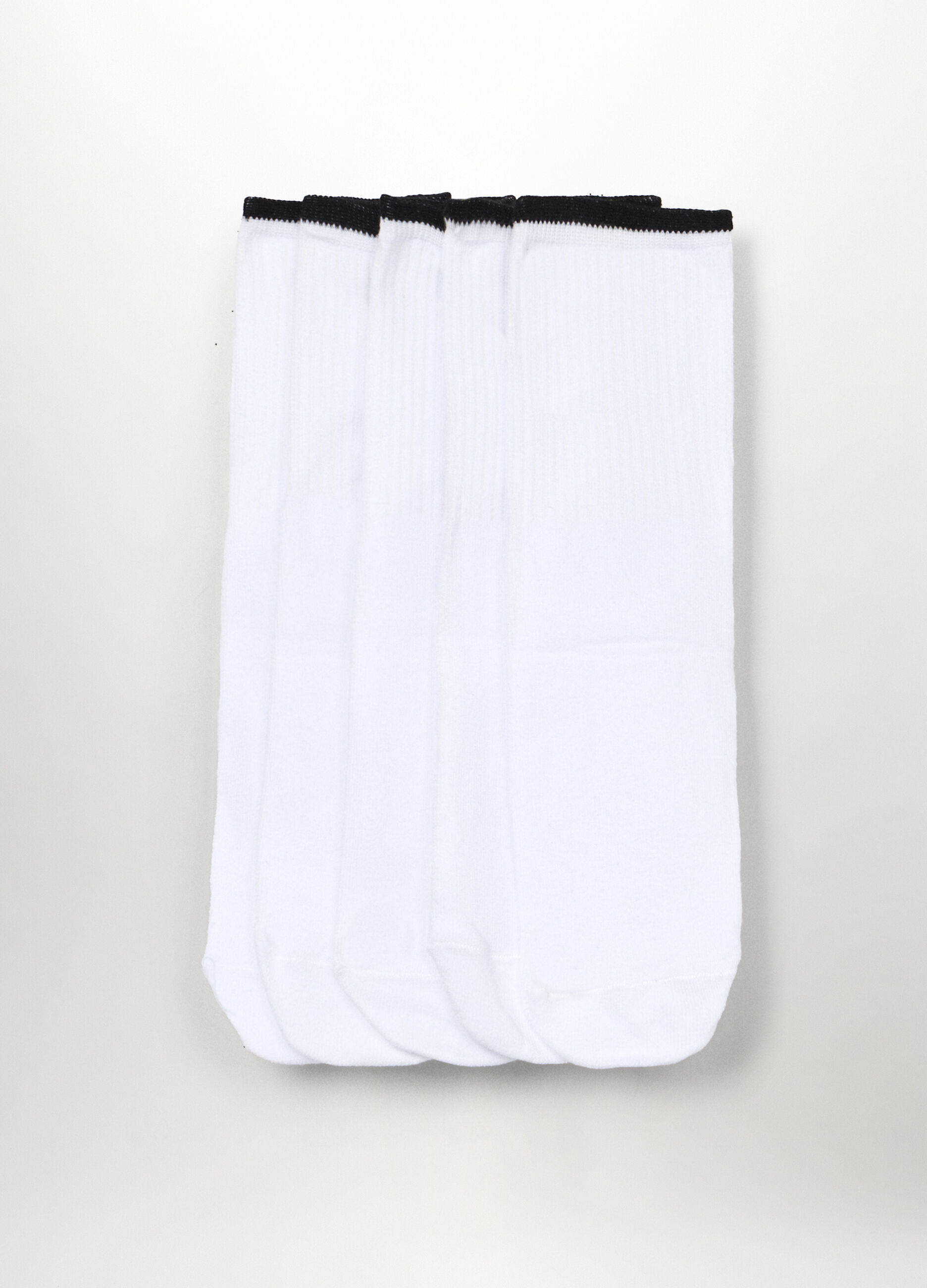 Pack 5 calze corte in spugna di cotone donna_1