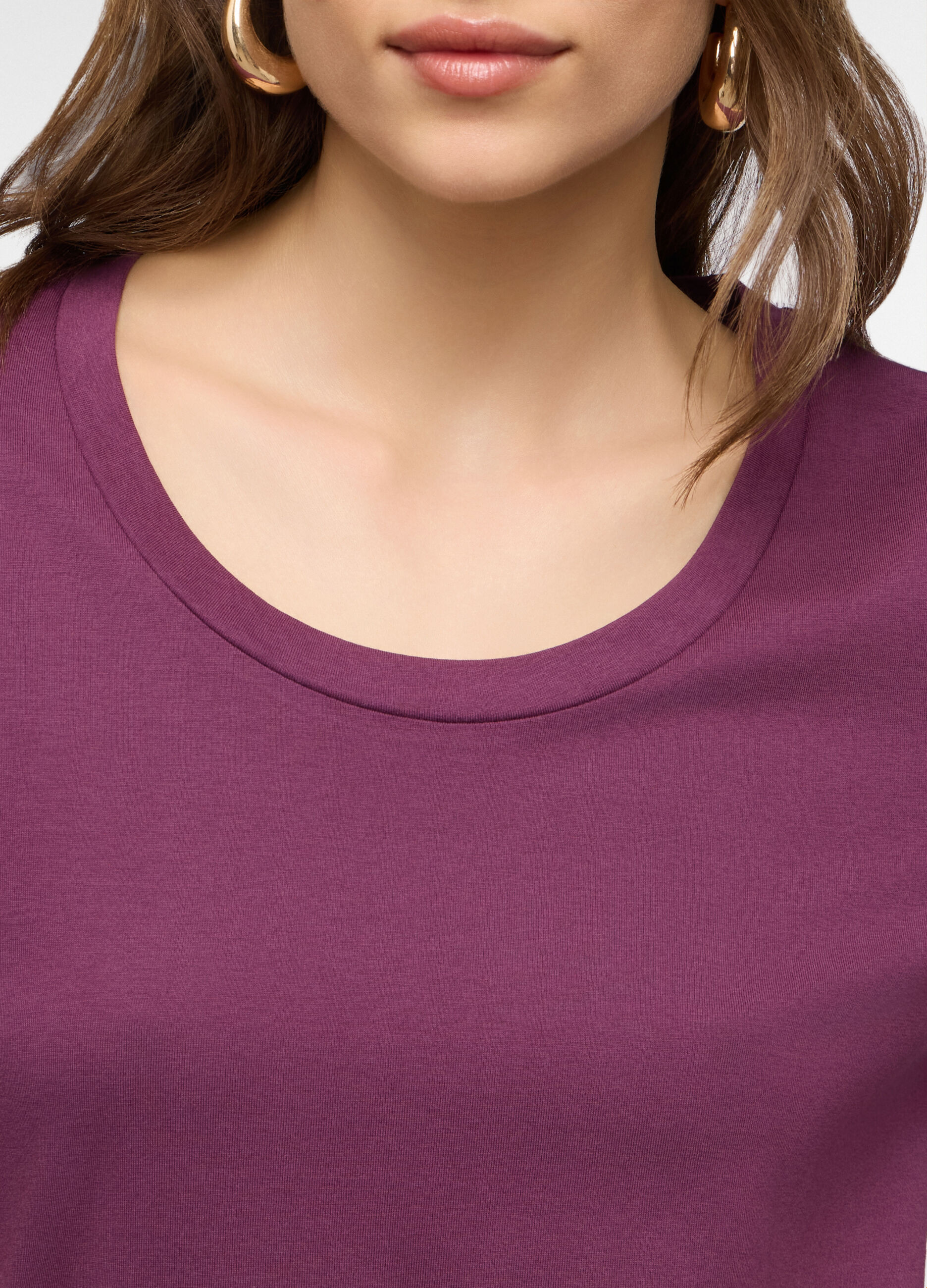 T-shirt girocollo donna_2