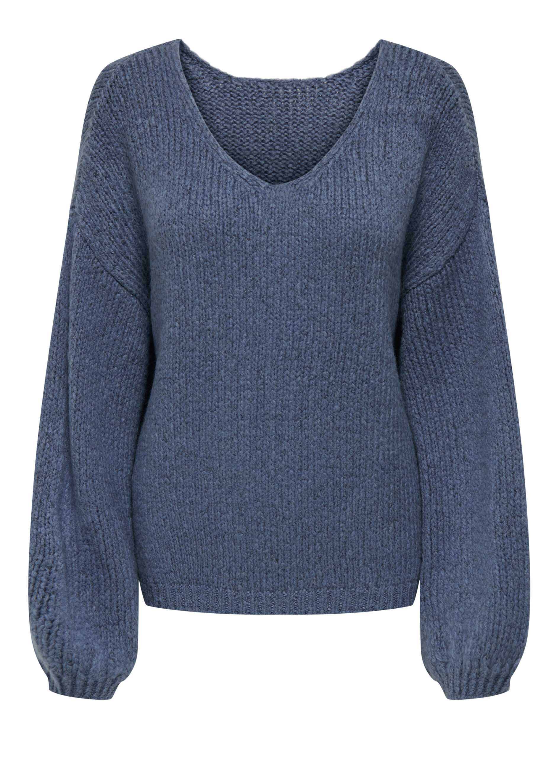 Tricot con scollo a V donna_2