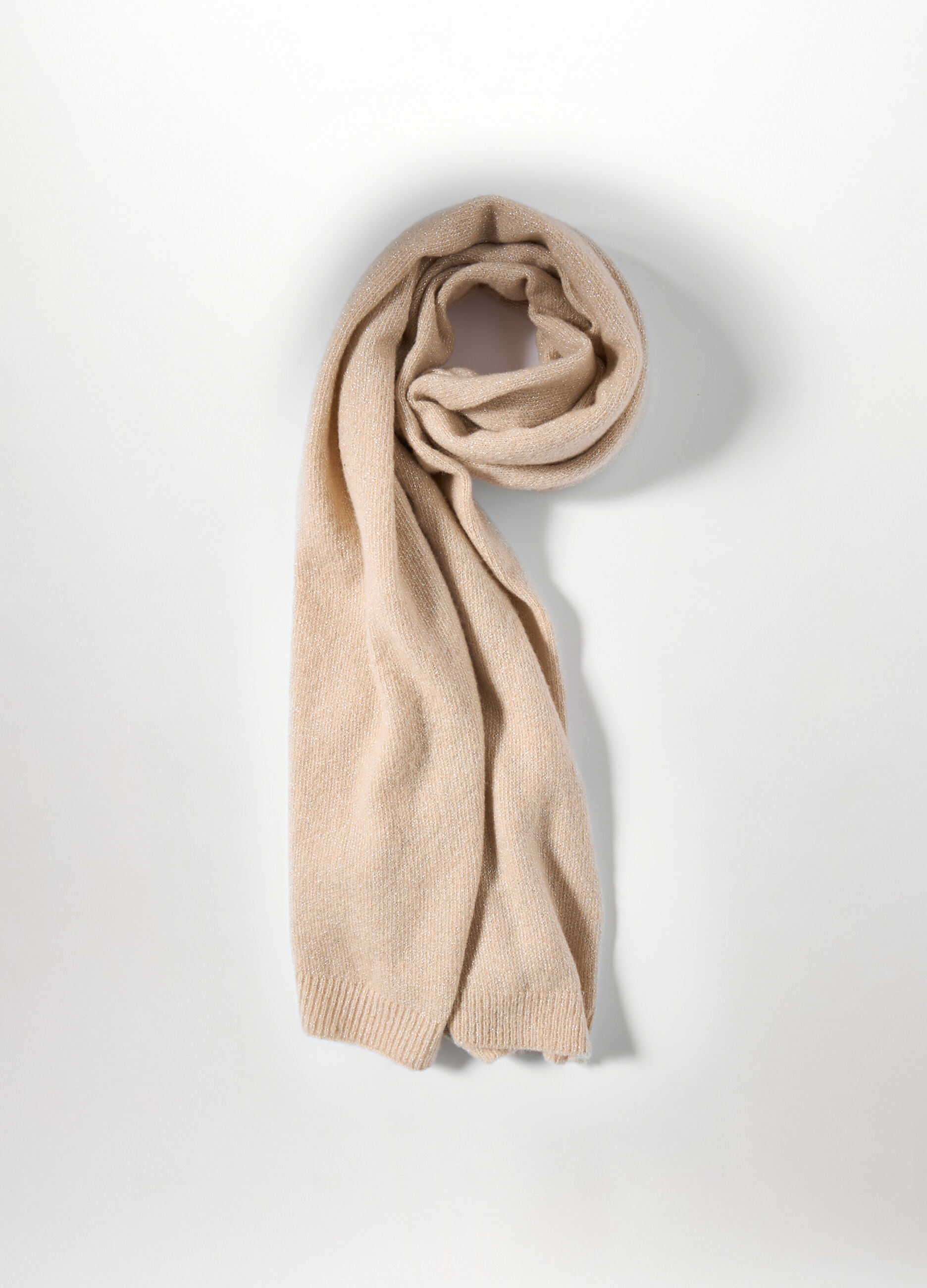 Sciarpa tricot in filo lurex donna_1