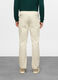 Pantalone regular fit in twill di cotone uomo_1