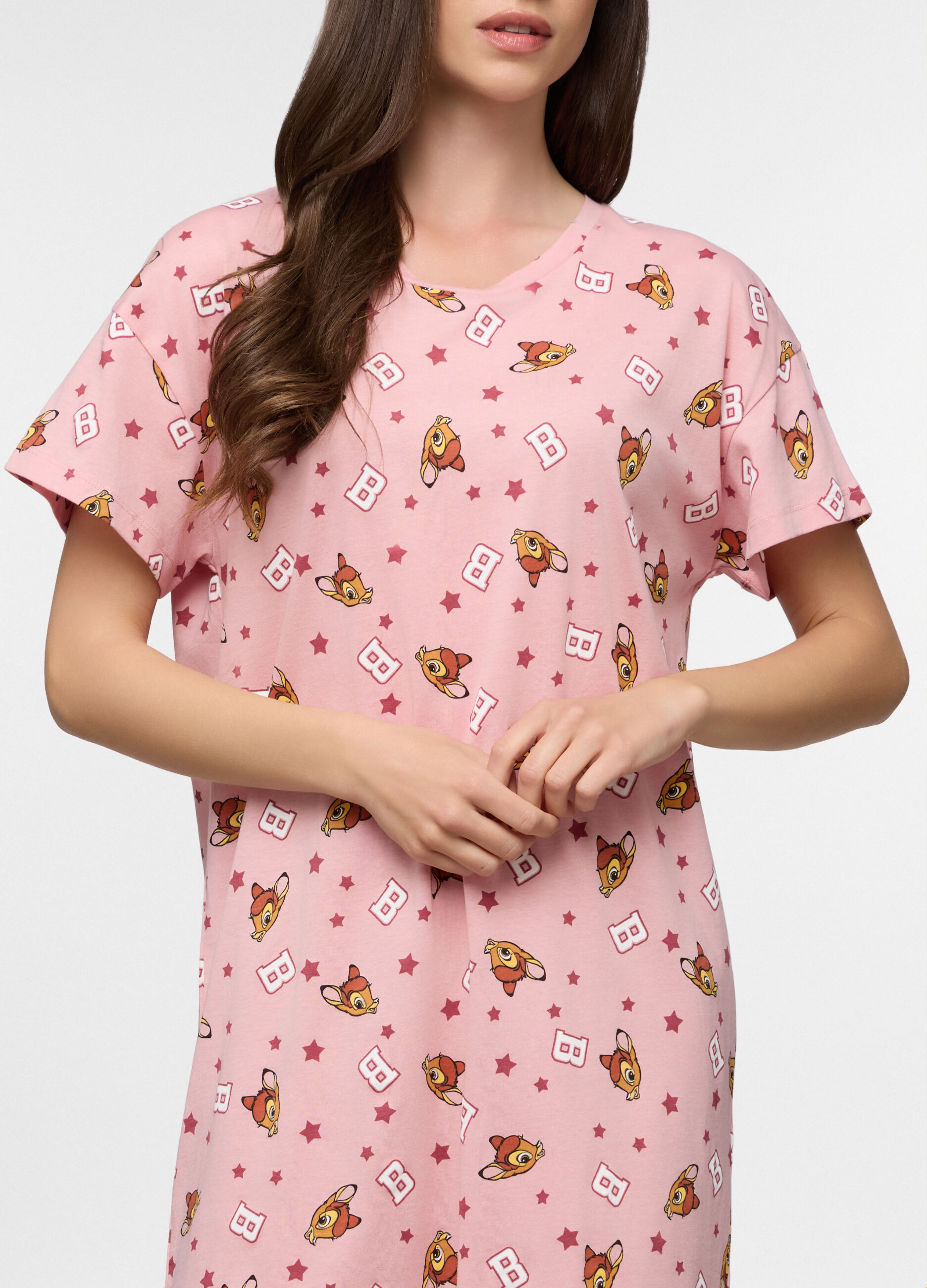 Camicia da notte Disney in jersey di puro cotone donna_2