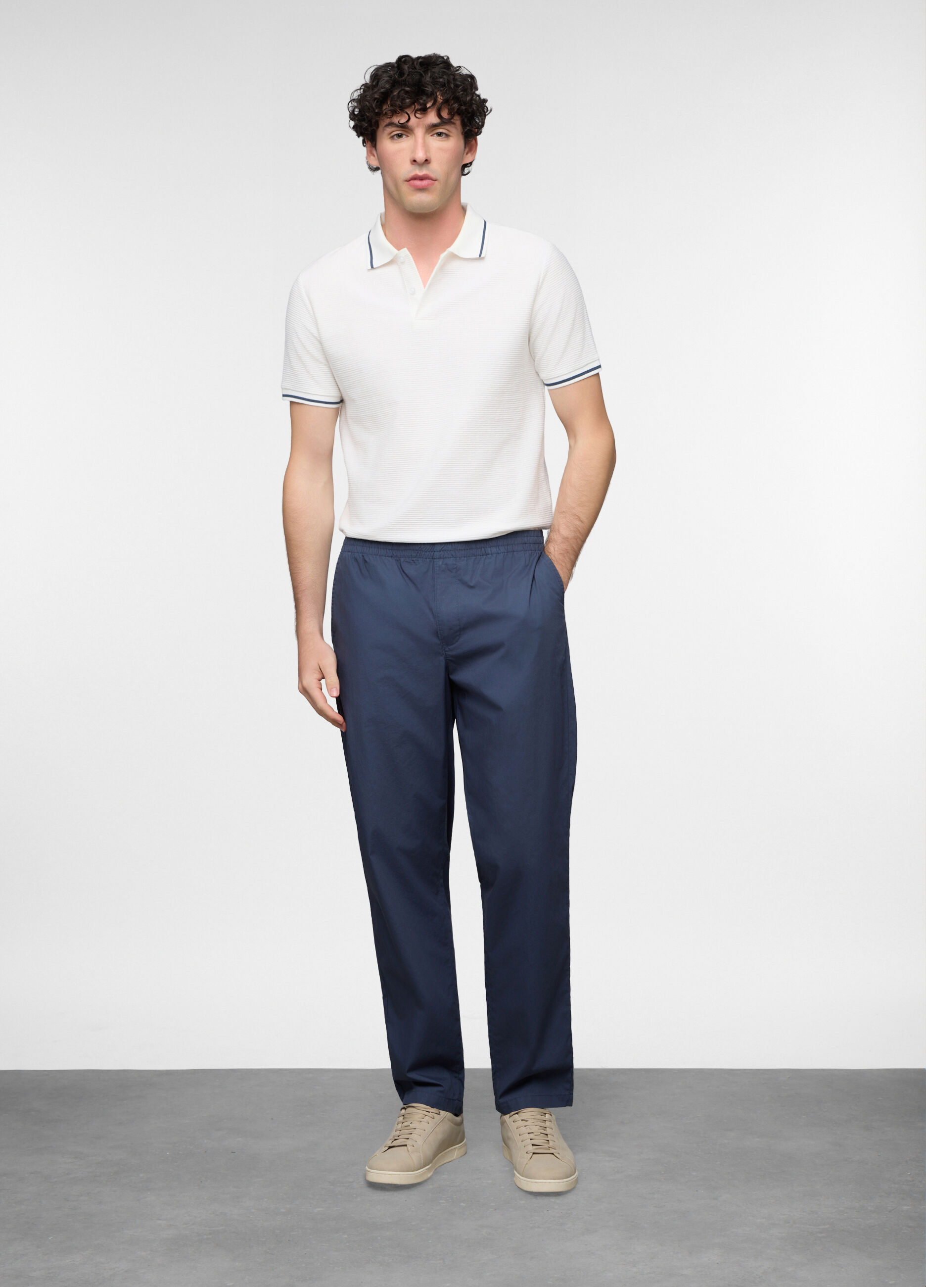 Pantaloni chino in cotone uomo_0