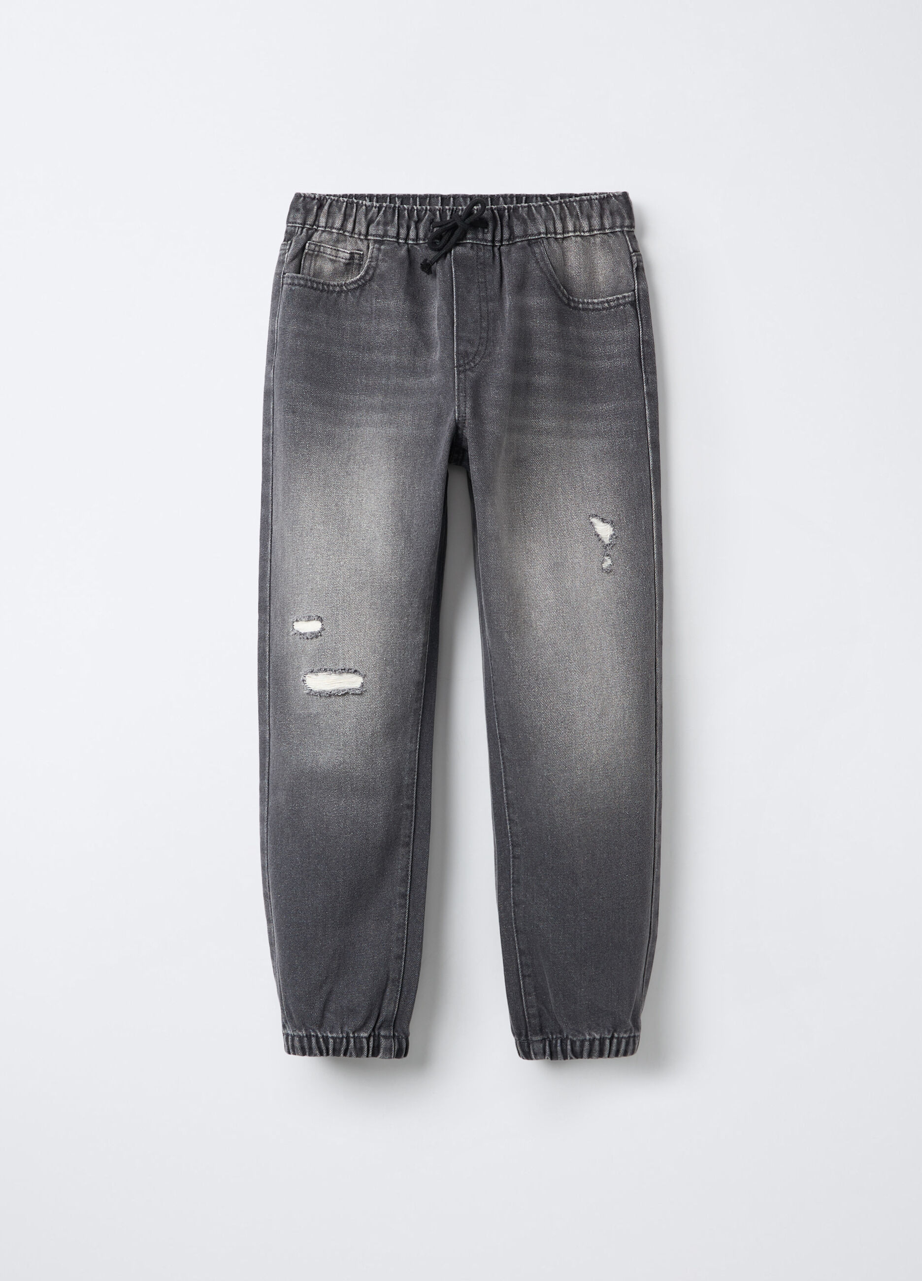 Jogger in denim misto cotone Comfort Fit ragazzo_0
