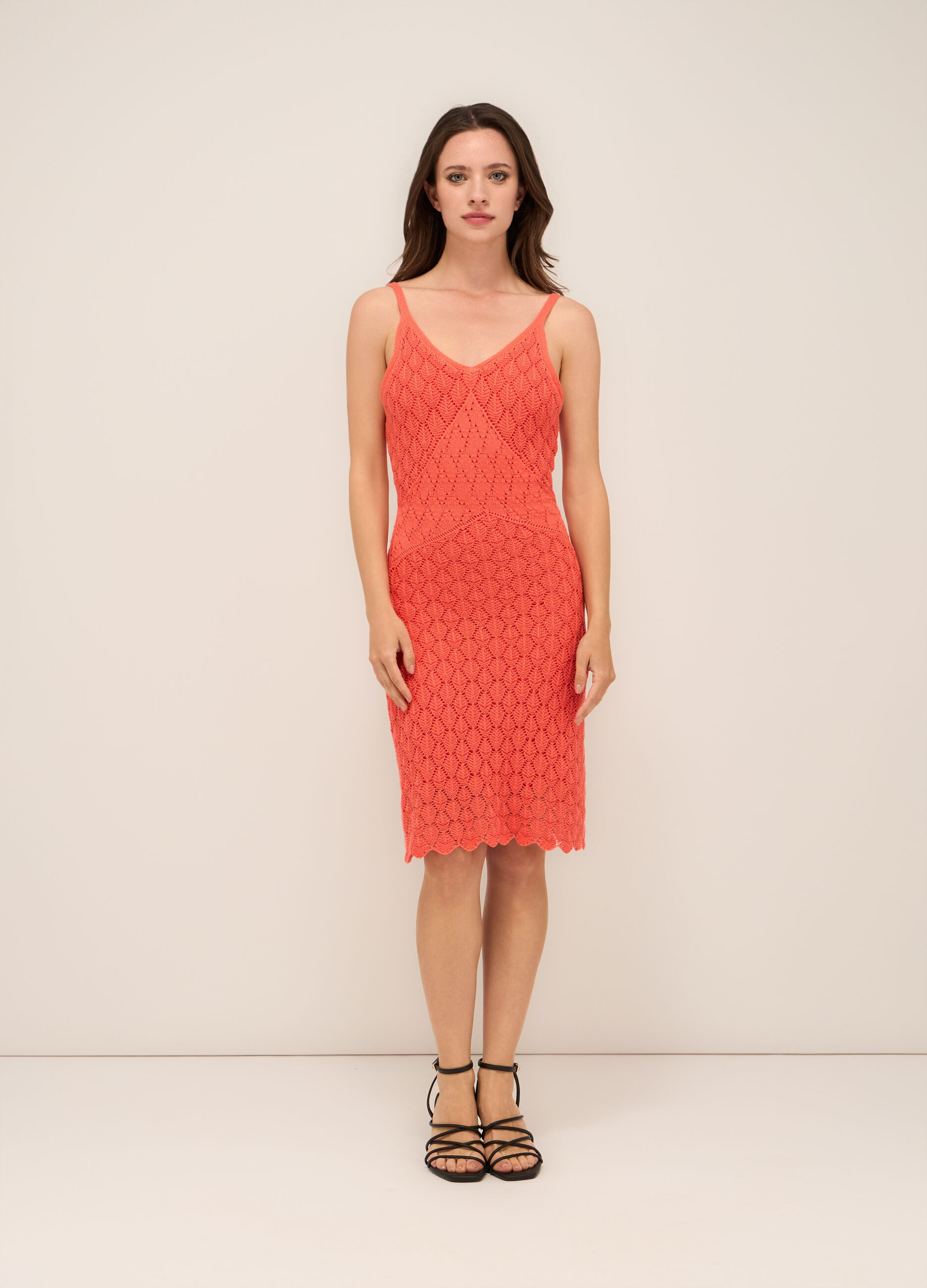 Abito crochet in misto cotone donna_0