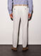 Pantaloni chino in cotone e lino uomo_1