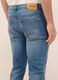 Jeans 5 tasche slim fit in denim di cotone stretch_3