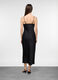 Abito lungo fitted in raso donna_1