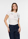 T-shirt in jersey di puro cotone donna_0