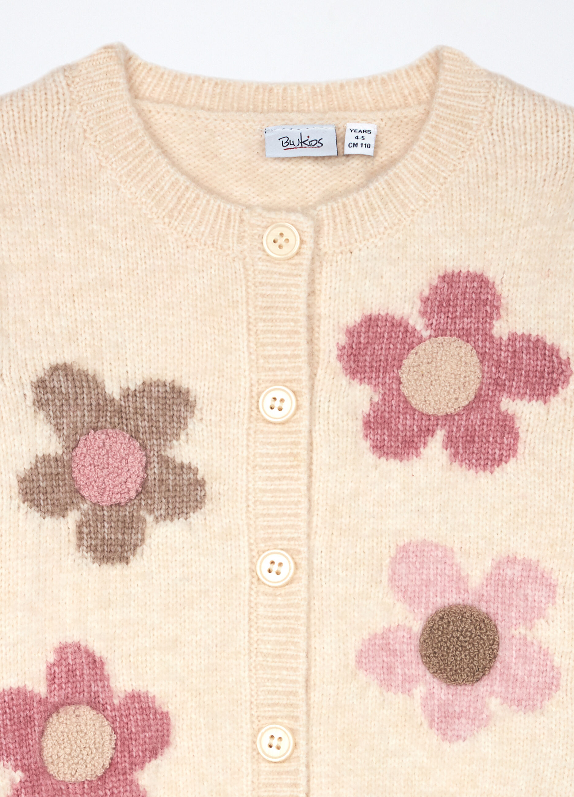 Cardigan jacquard bambina_2