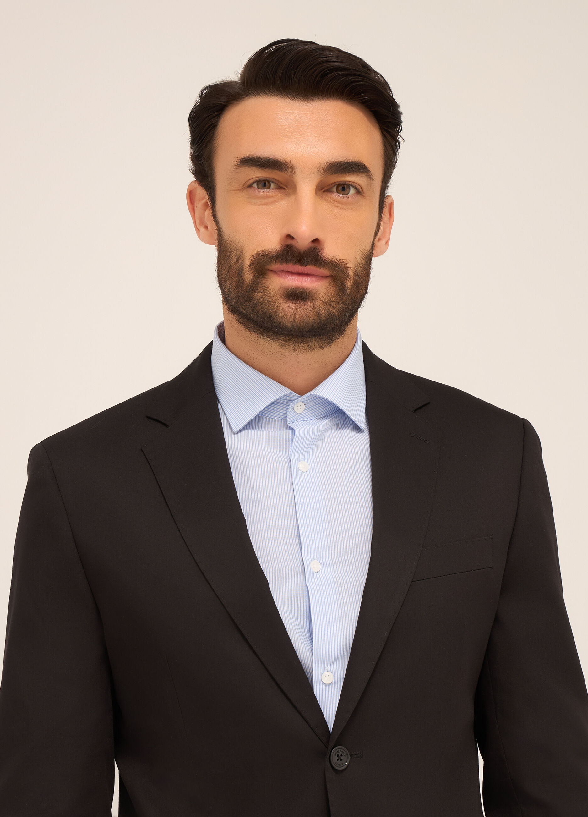 Blazer in tessuto stretch uomo_2