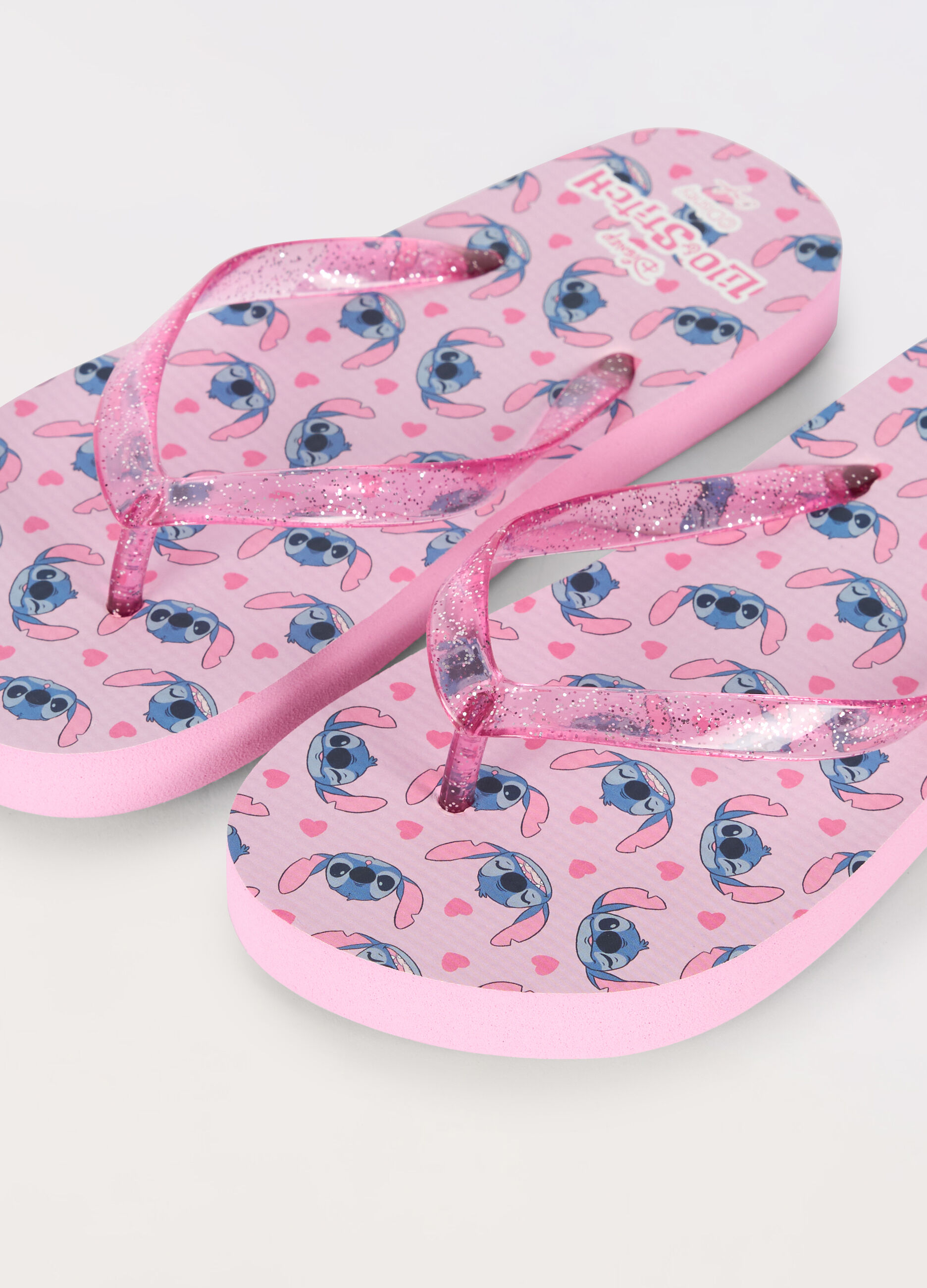 Flip-flop con stampa ragazza