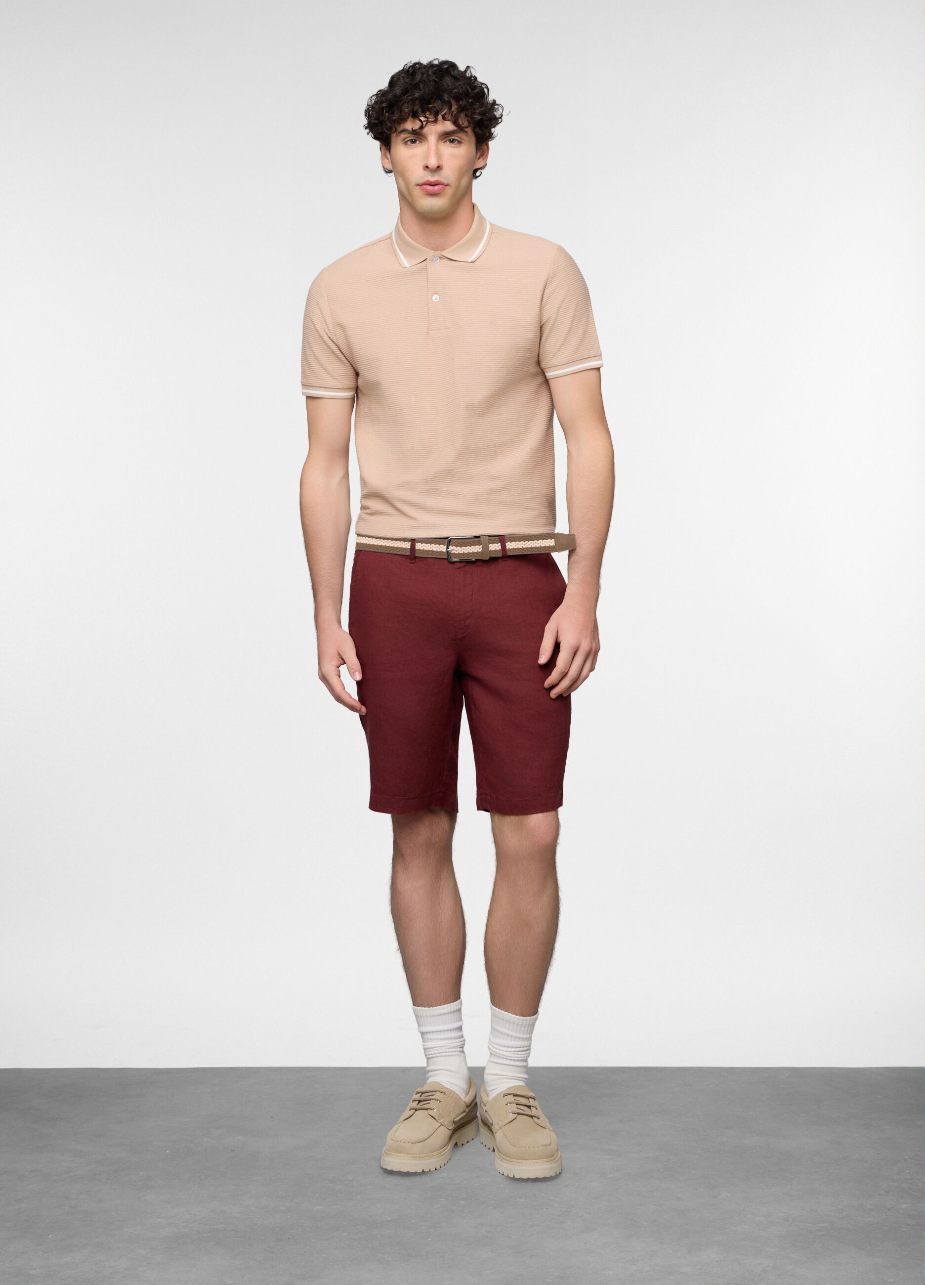 Bermuda in lino uomo_0