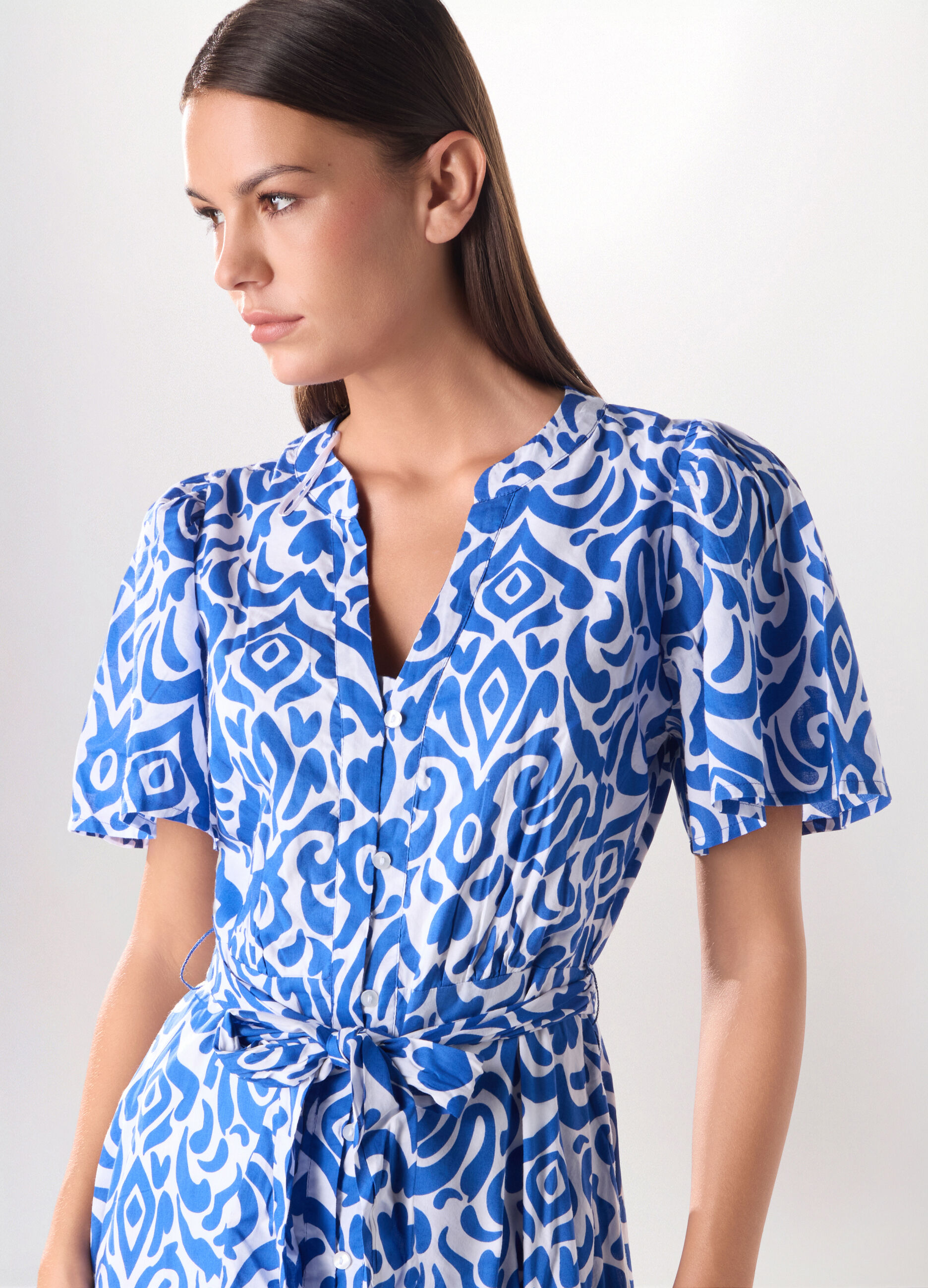 Abito misto cotone donna_2