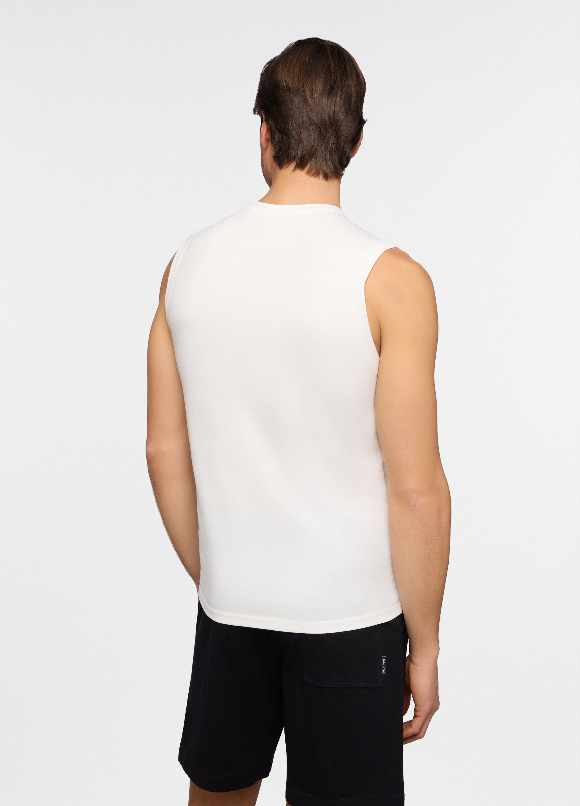 Canotta in cotone e modal stretch uomo_1