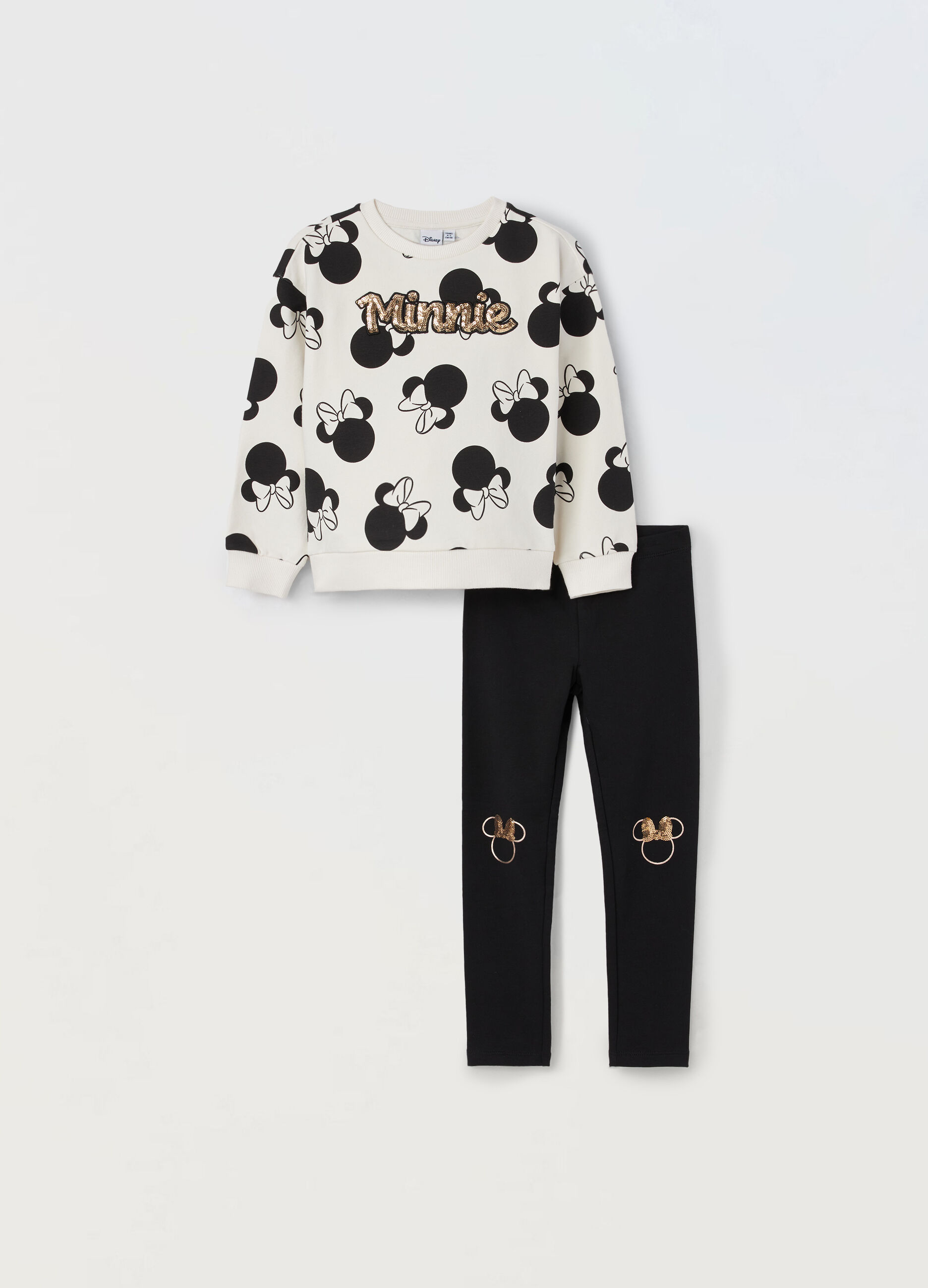 Jogging set in cotone stretch bambina_0