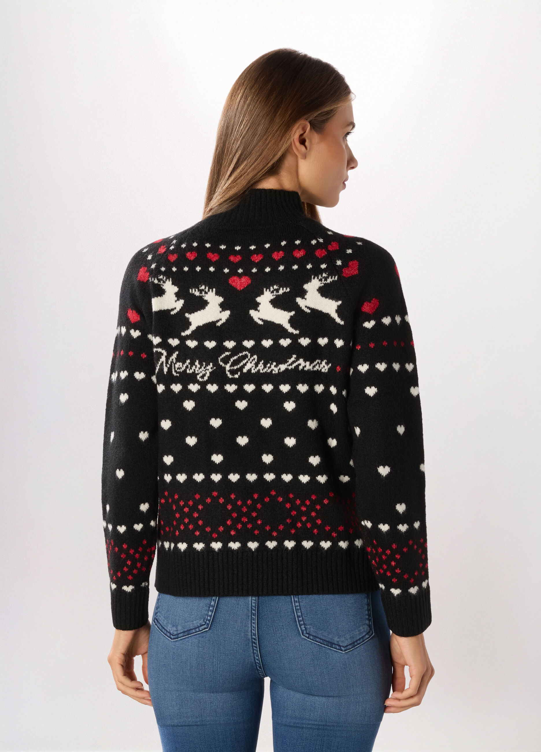 Pullover jacquard donna_1