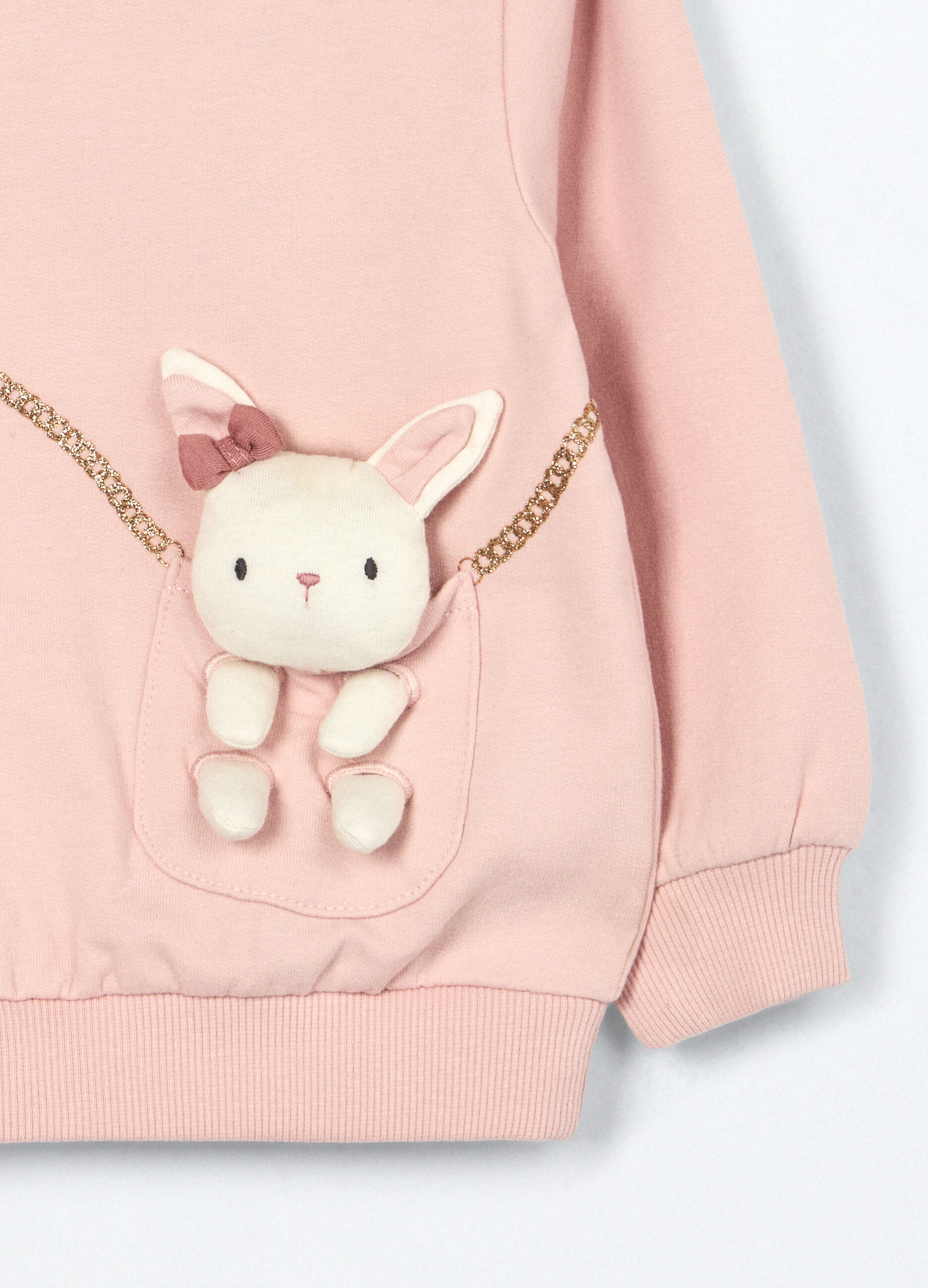 Felpa in cotone fleece stretch neonata_2