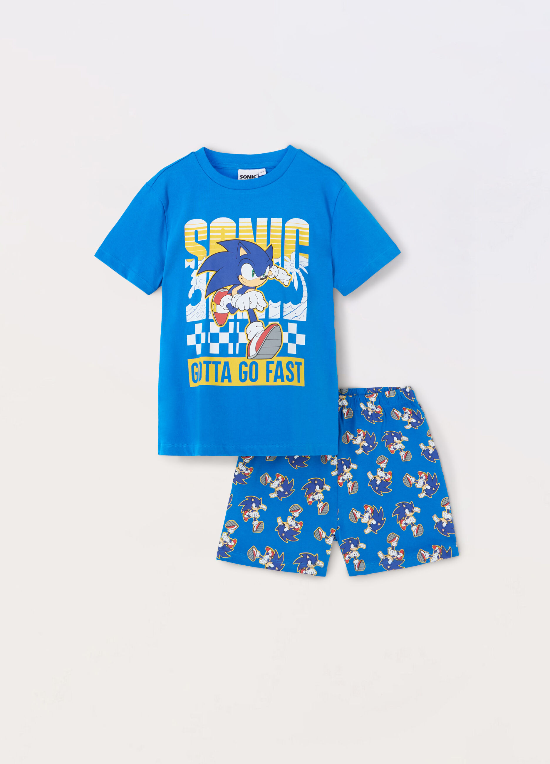 Set pigiama corto Sonic bambino_0