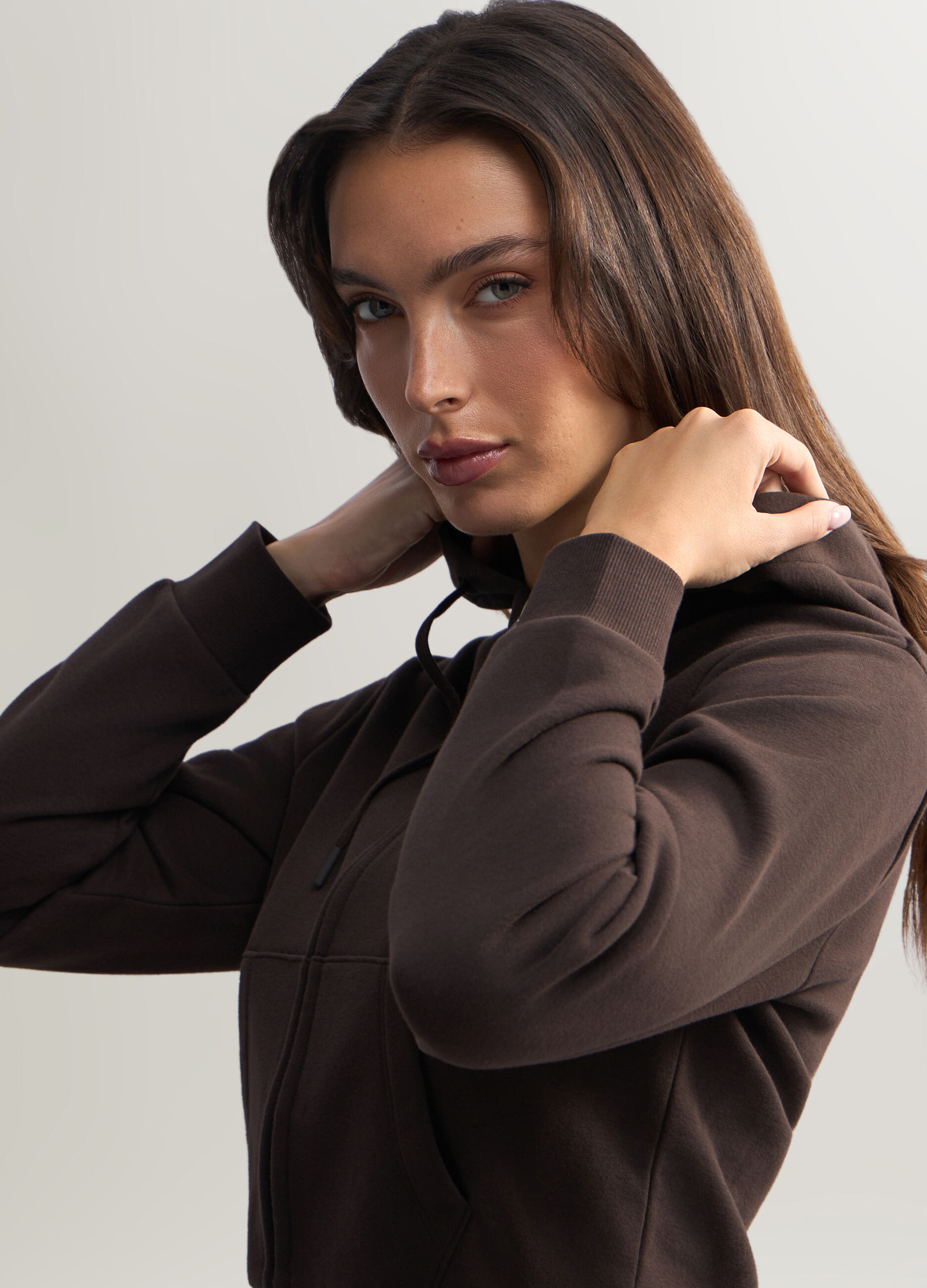 Felpa Fitted misto cotone donna_2