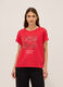 T-shirt in jersey di puro cotone donna_0