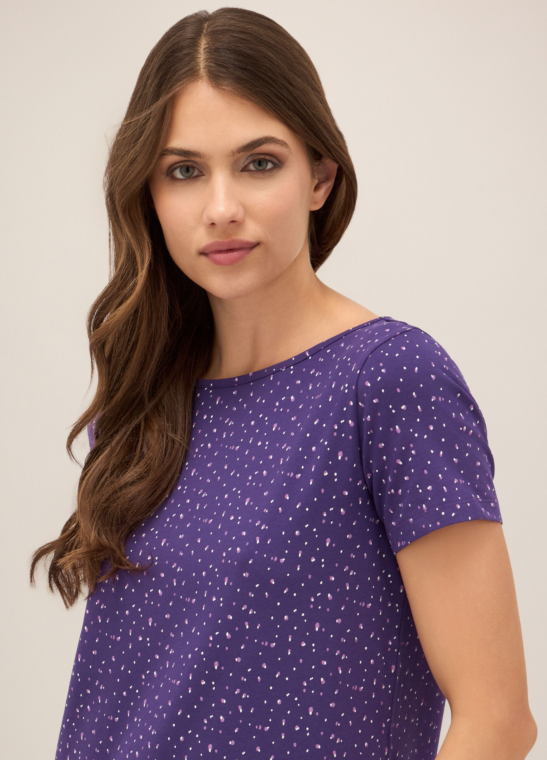 Abito corto in cotone stretch donna_2
