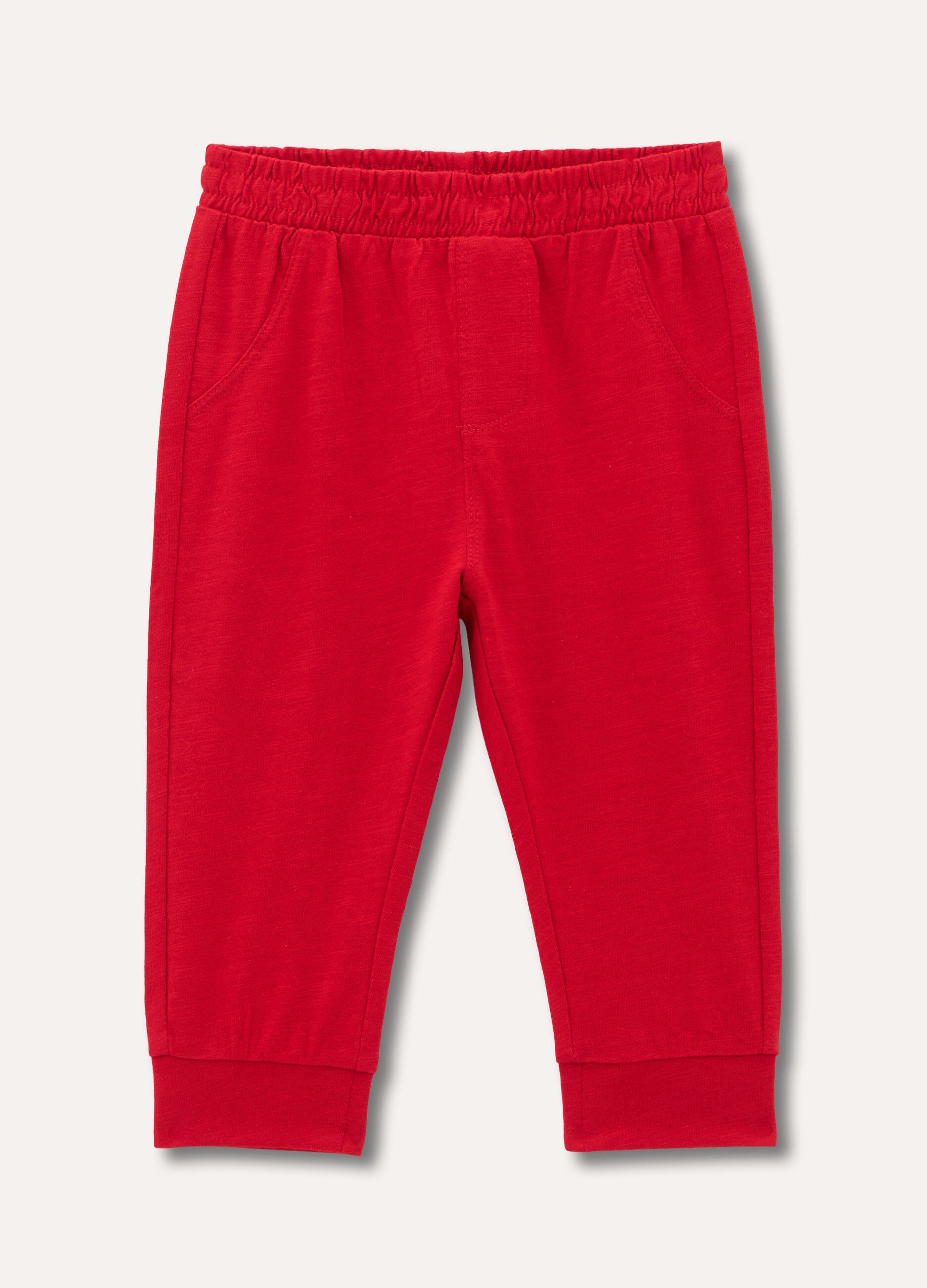 Jogger in cotone neonato_0