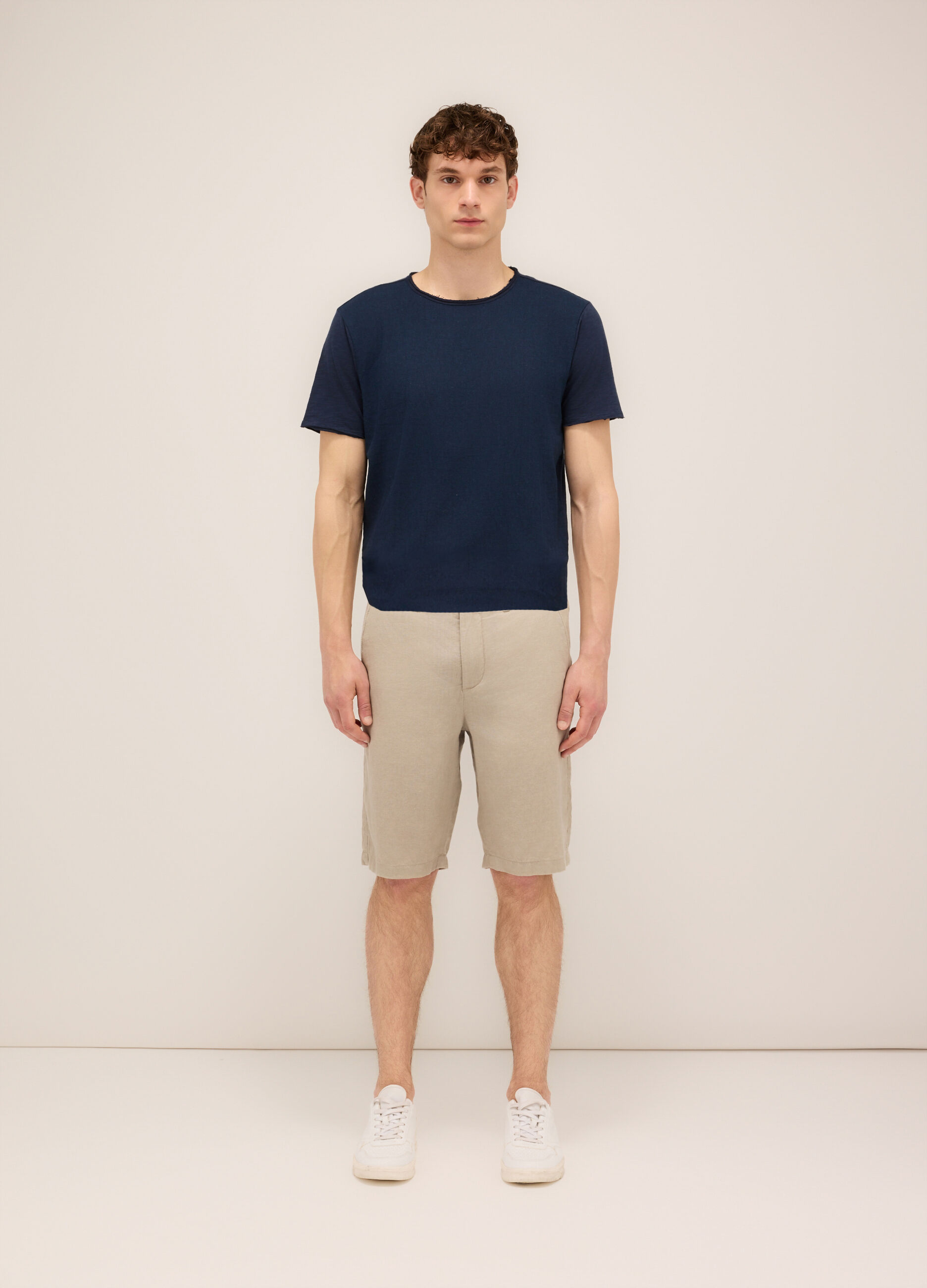 Bermuda in puro lino uomo