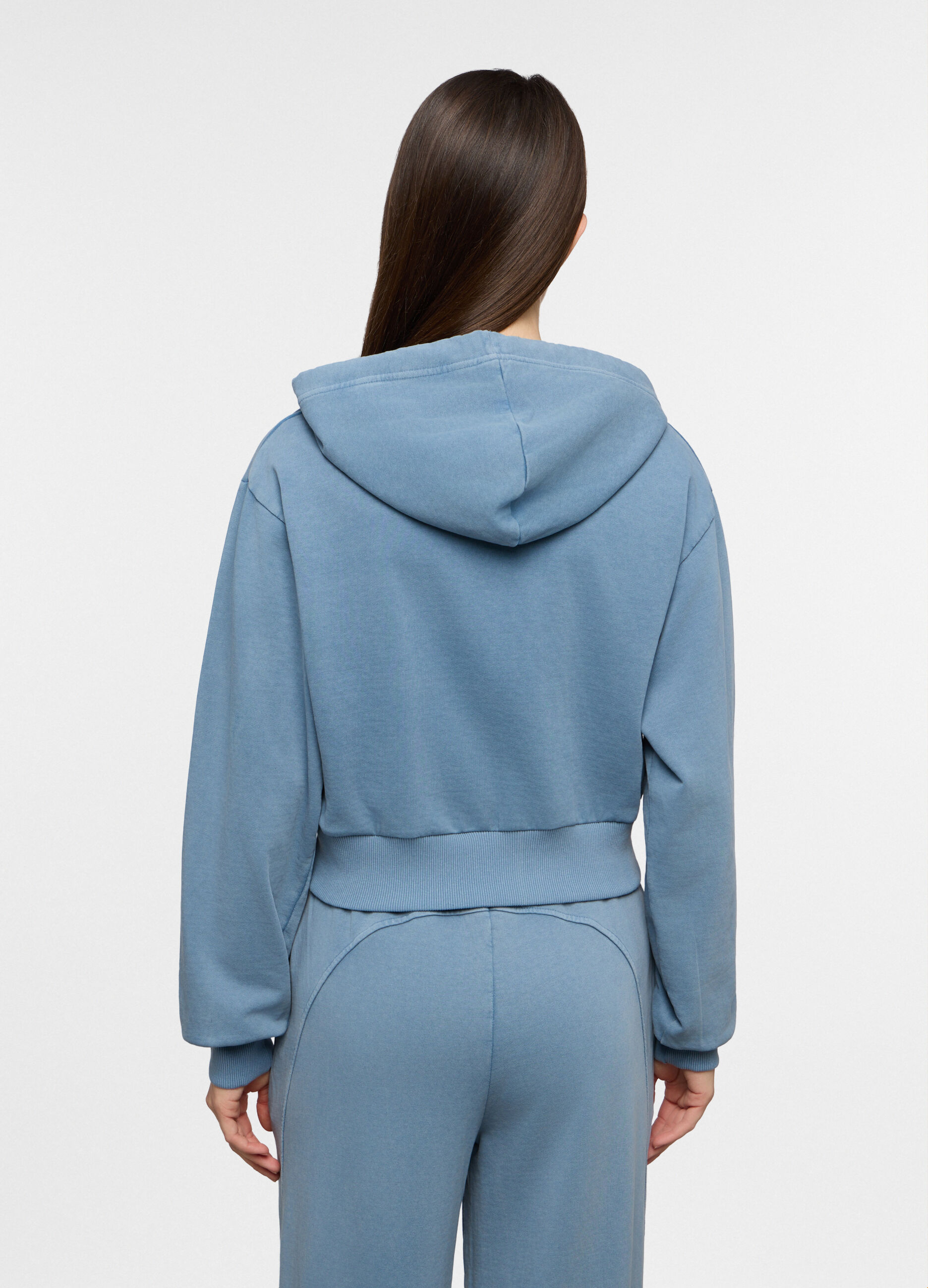 Felpa in french terry misto cotone donna_1