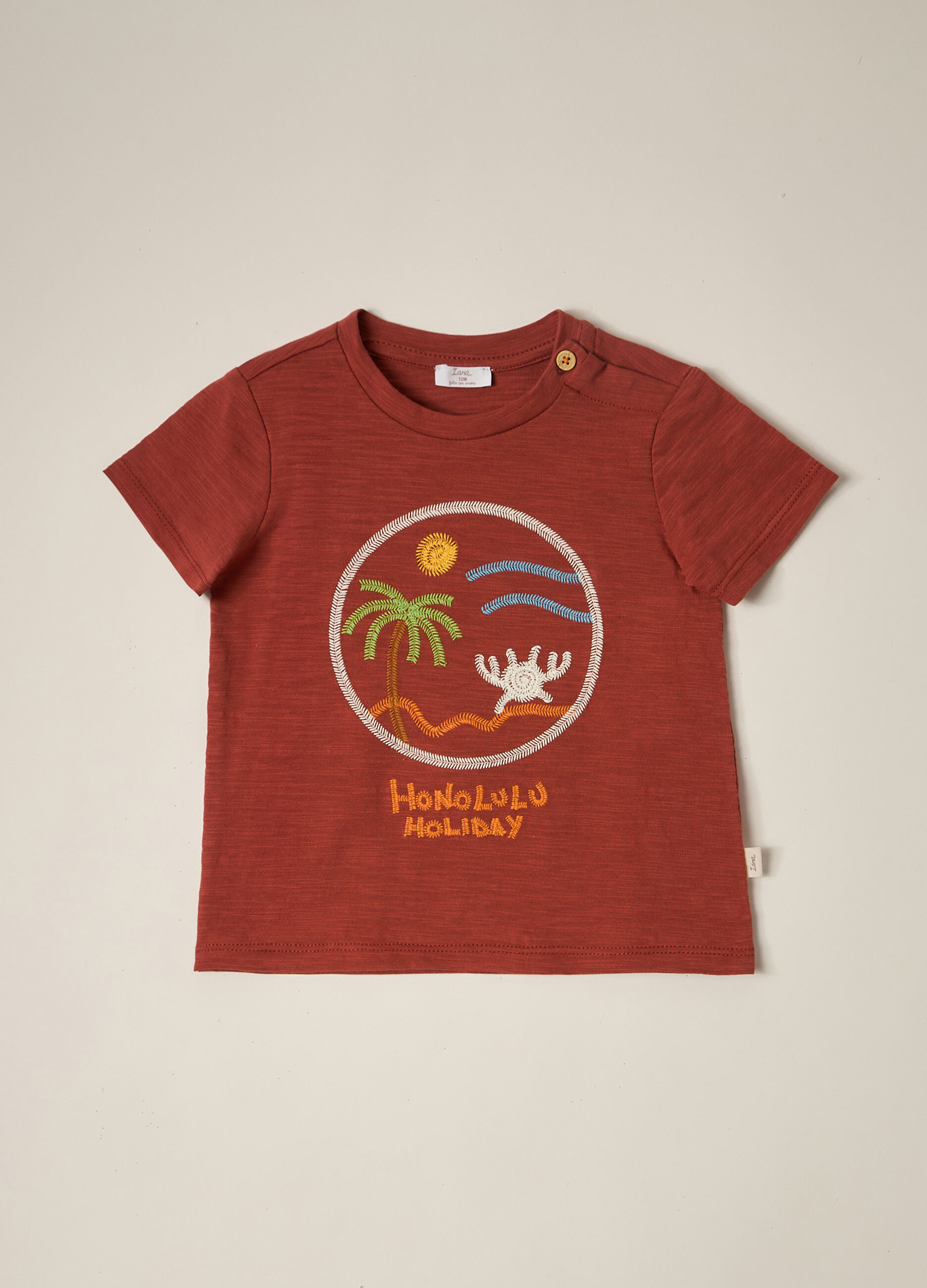 T-shirt in puro cotone IANA neonato_0