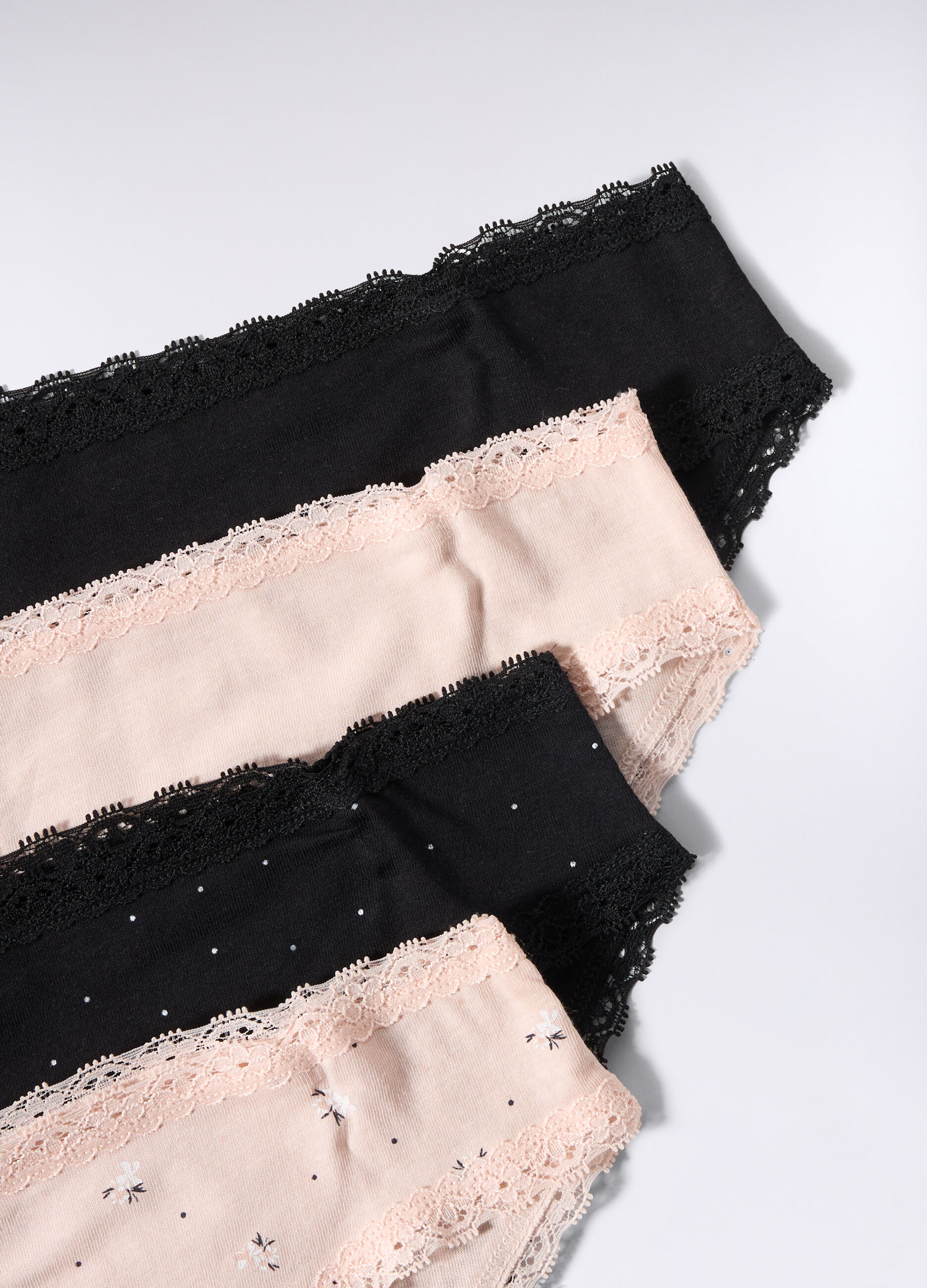 Pack 4 slip in jersey di puro cotone donna_1