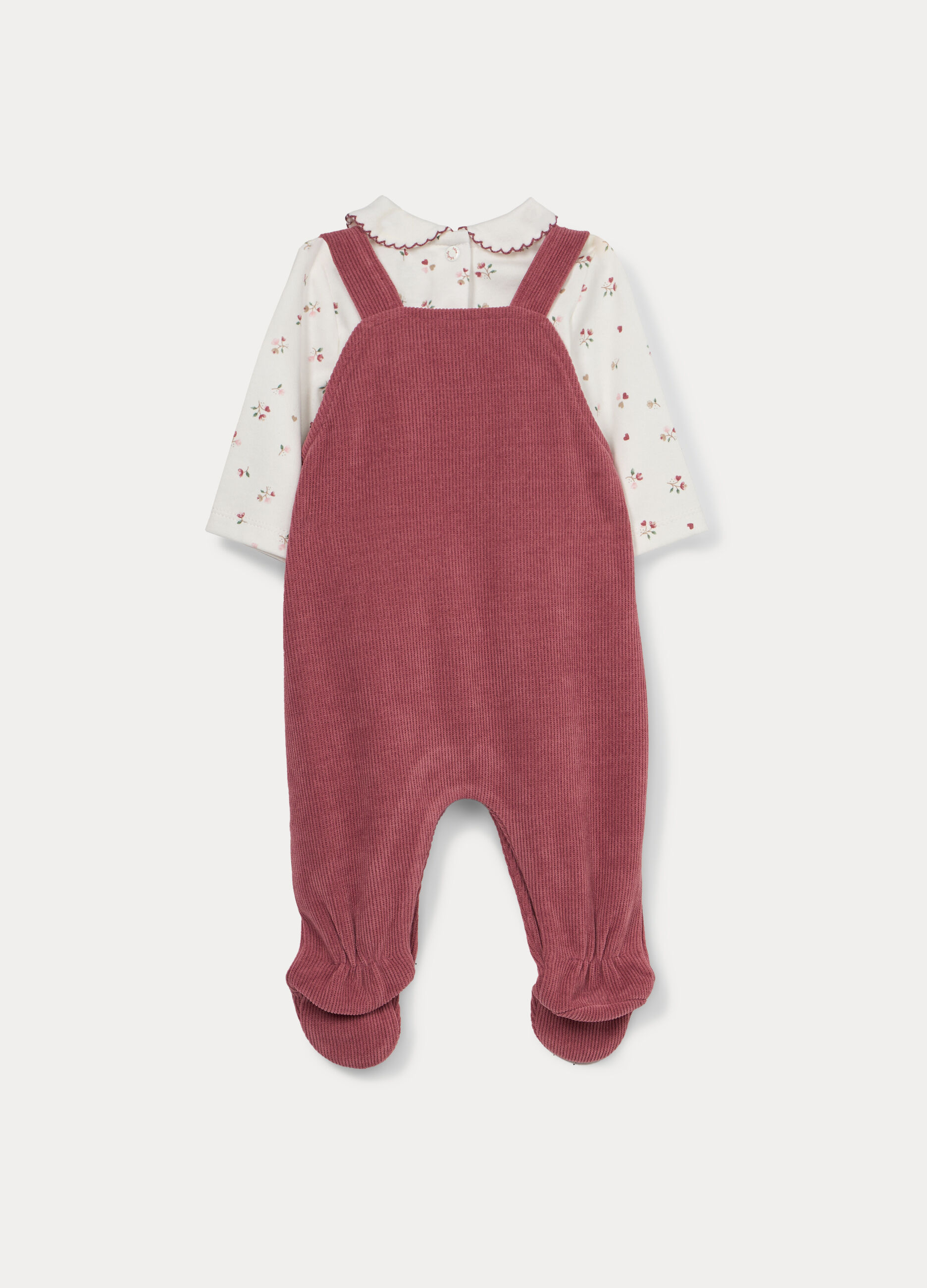 Set in interlock di puro cotone neonata_1