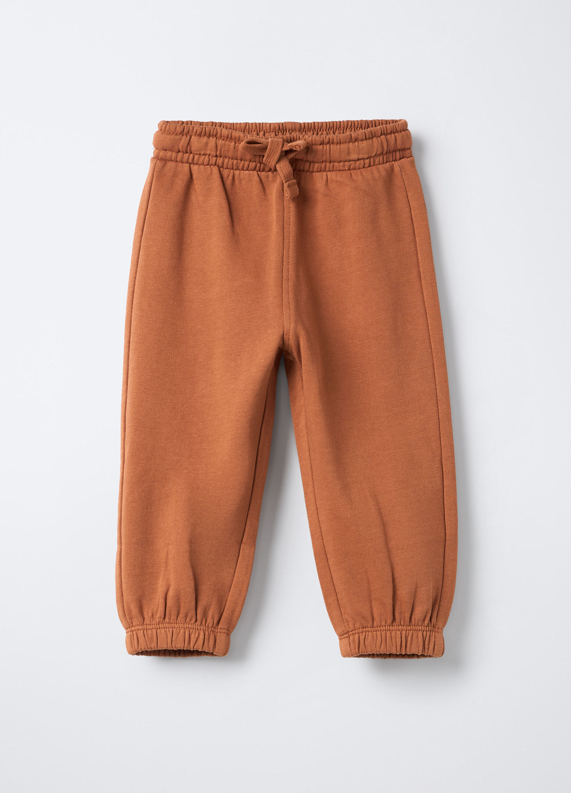 Jogger in puro cotone garzato Comfort Fit bimbo_0