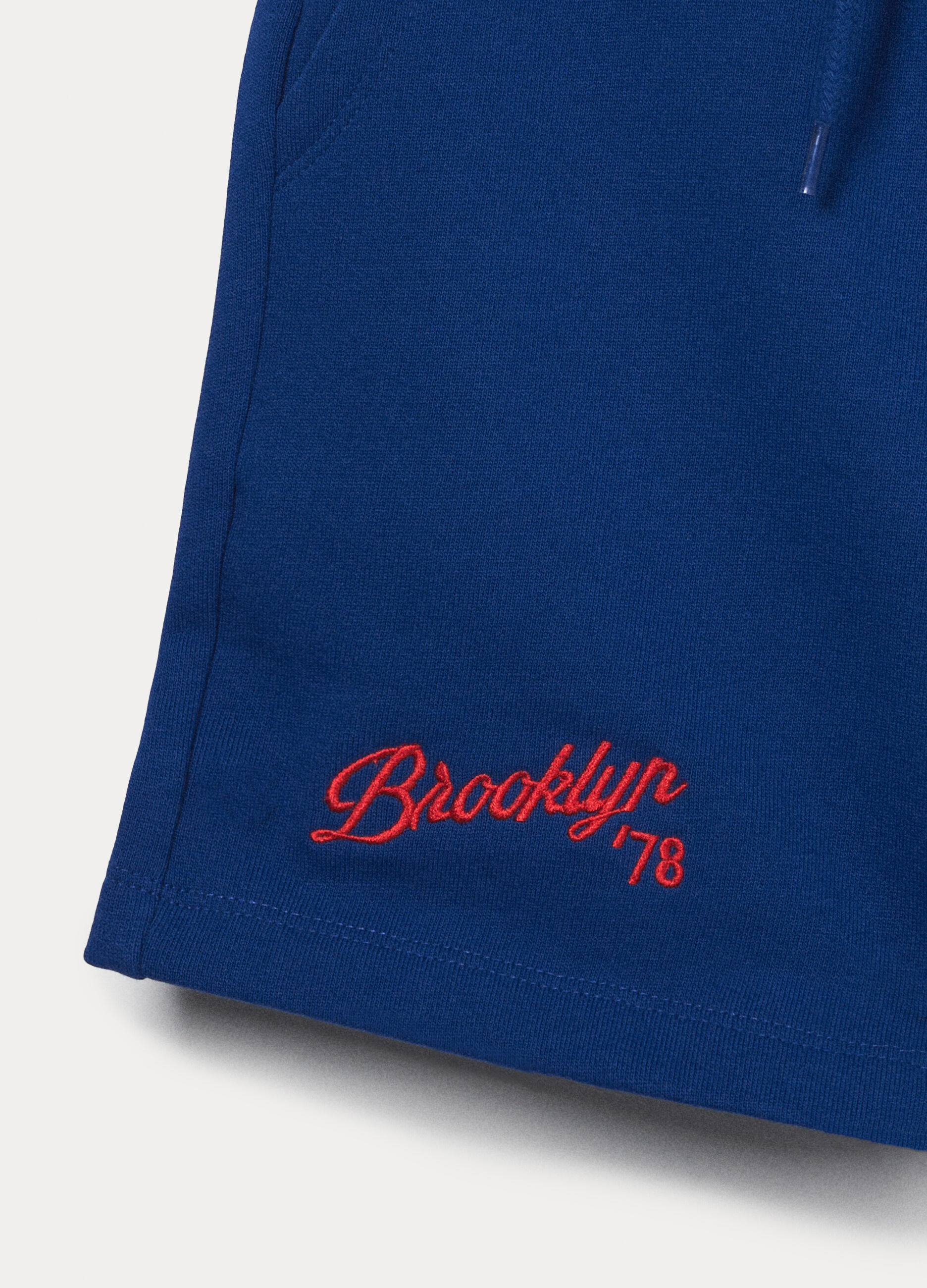 Shorts in french terry di puro cotone bambino_2