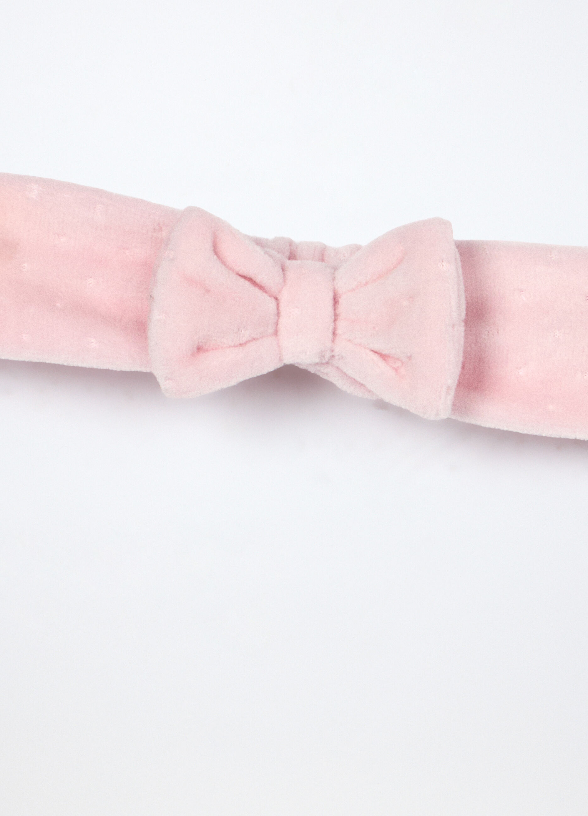 Fascetta misto cotone velour neonata_2