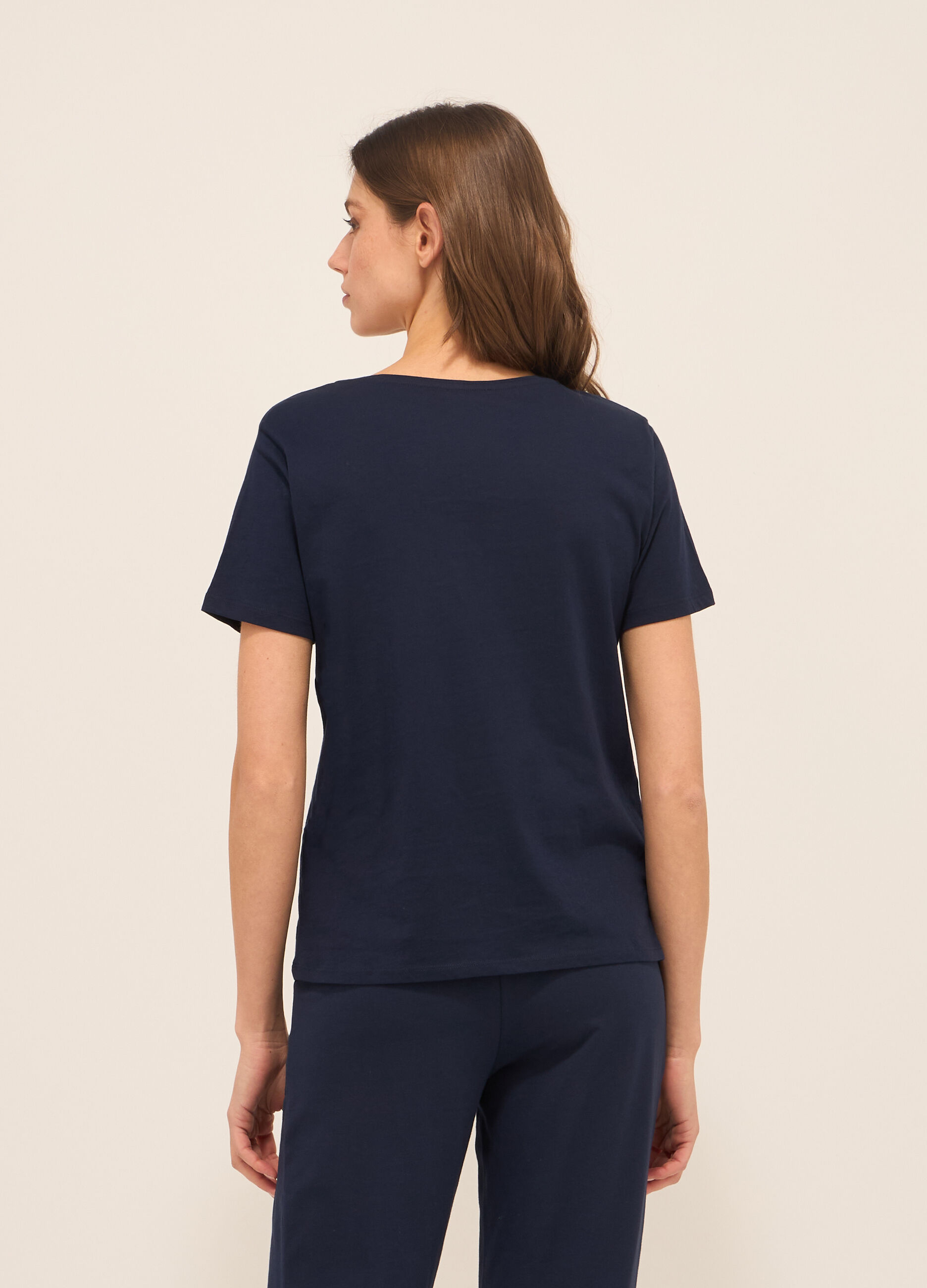 T-shirt in puro cotone donna_1