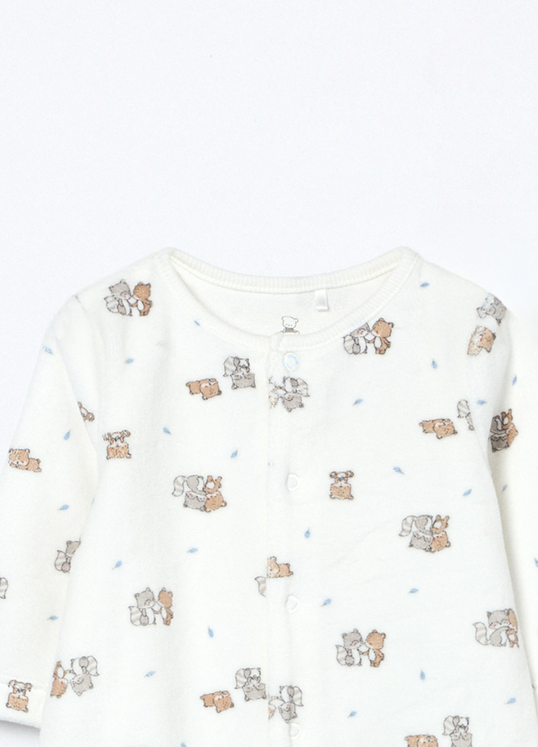 Pack 2 tutine in misto cotone velour neonato_3