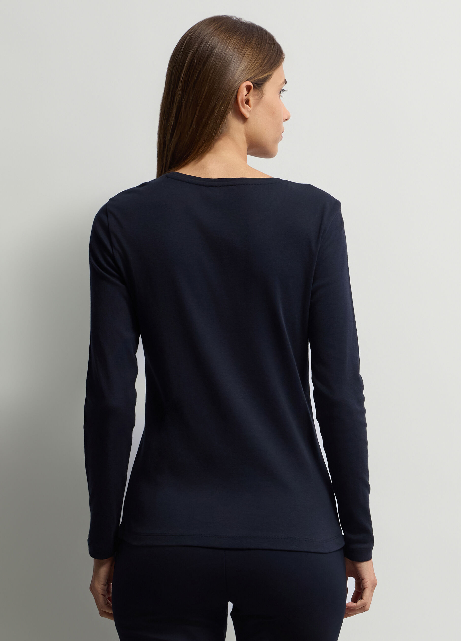 T-shirt girocollo donna_1