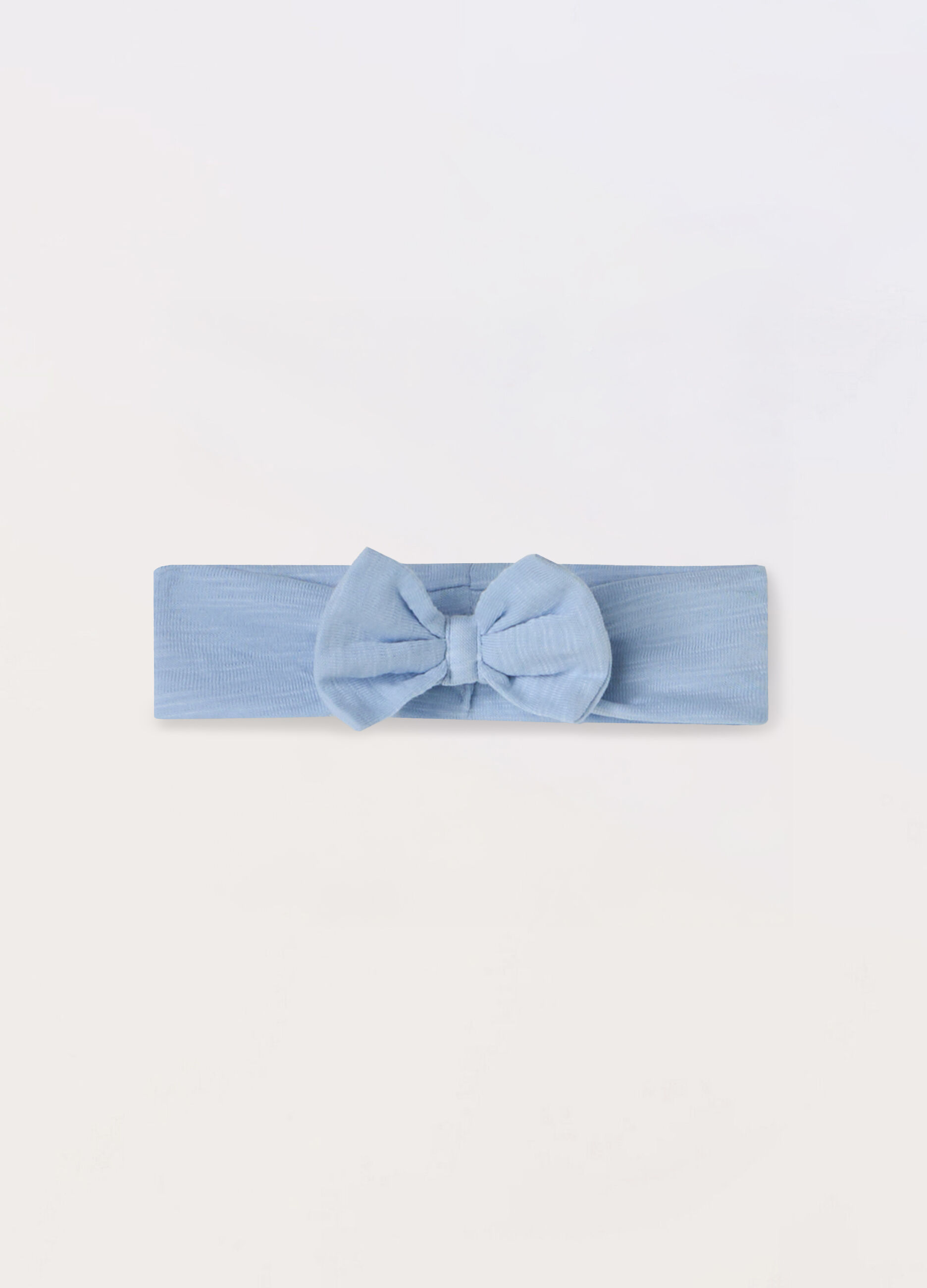 Fascetta per capelli in jersey di cotone stretch neonata_0