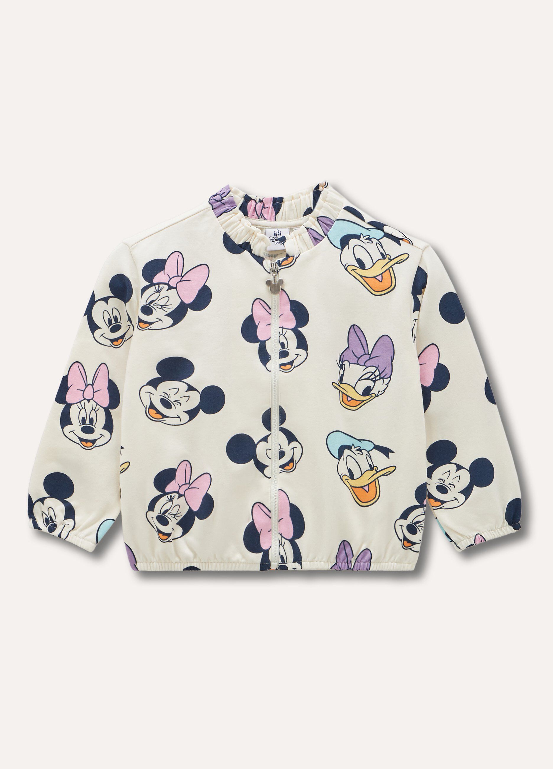 Felpa Disney full zip neonata_0