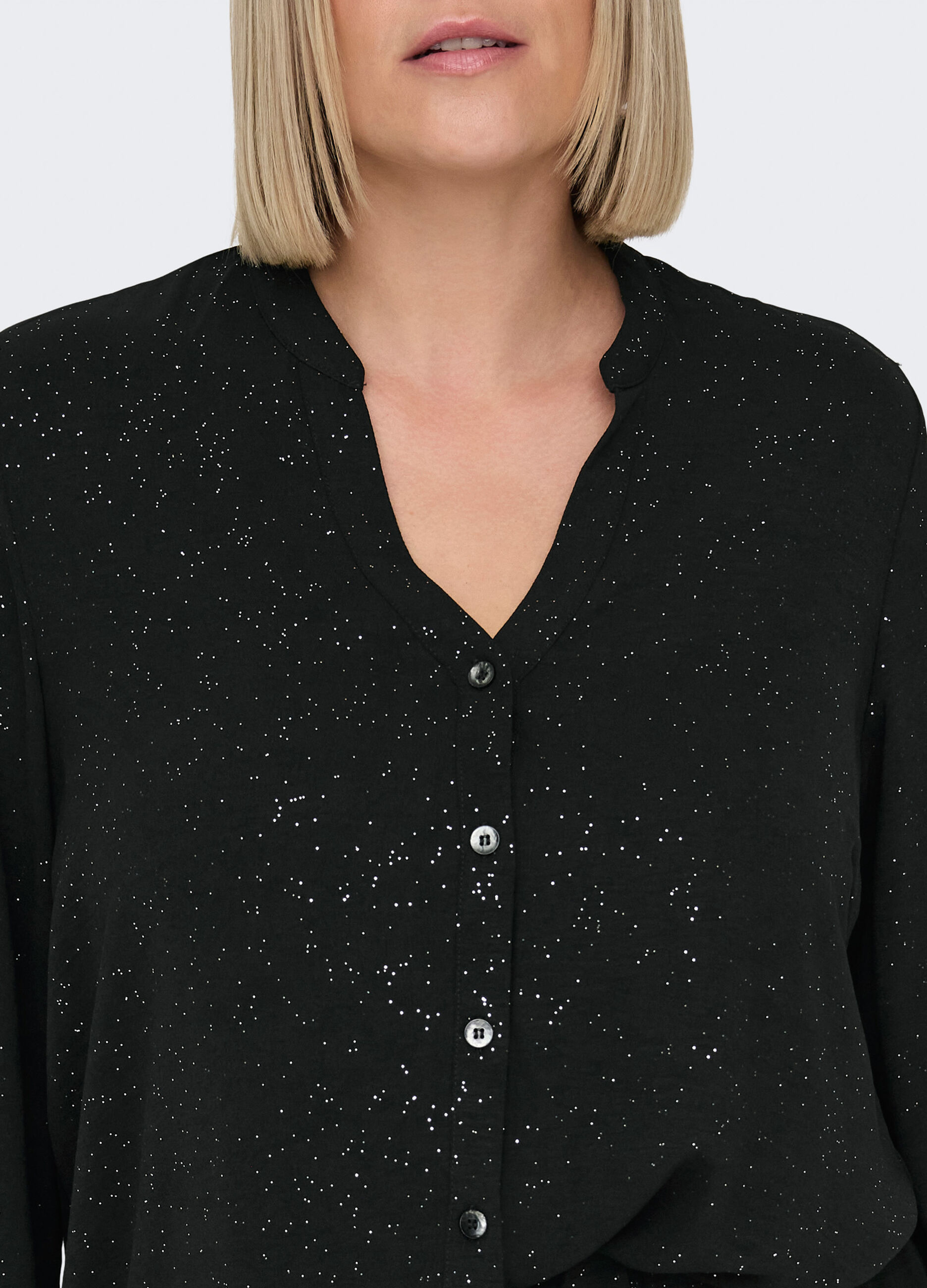 Camicia a maniche lunghe con colletto cinese_4