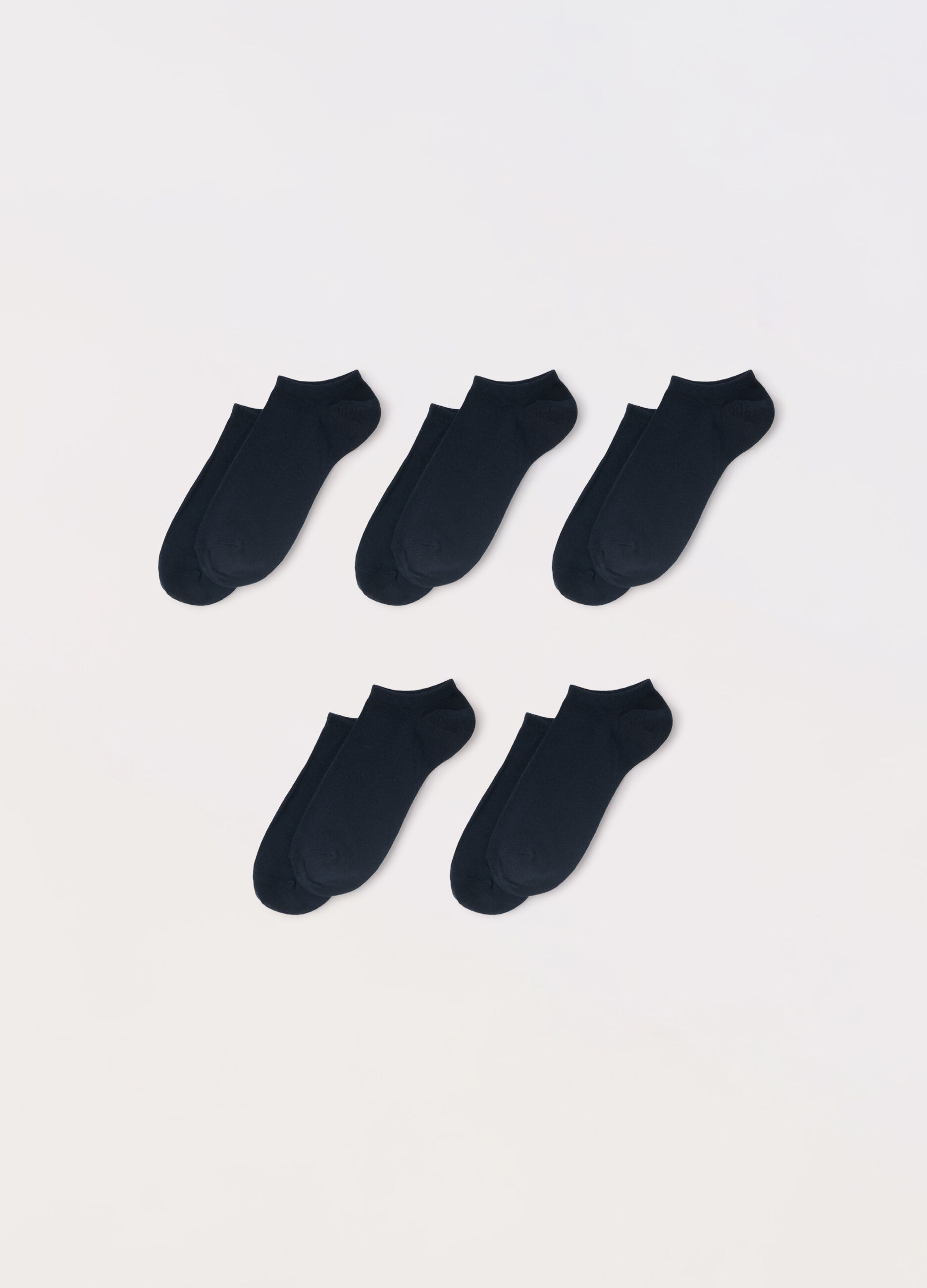 5 pack calzini sneaker in cotone stretch uomo_0
