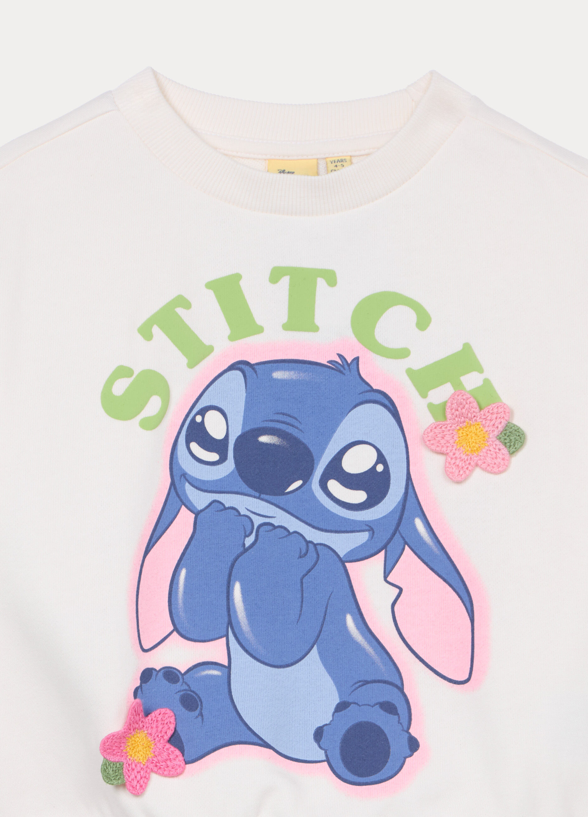 Felpa Disney in french terry misto cotone bambina_2