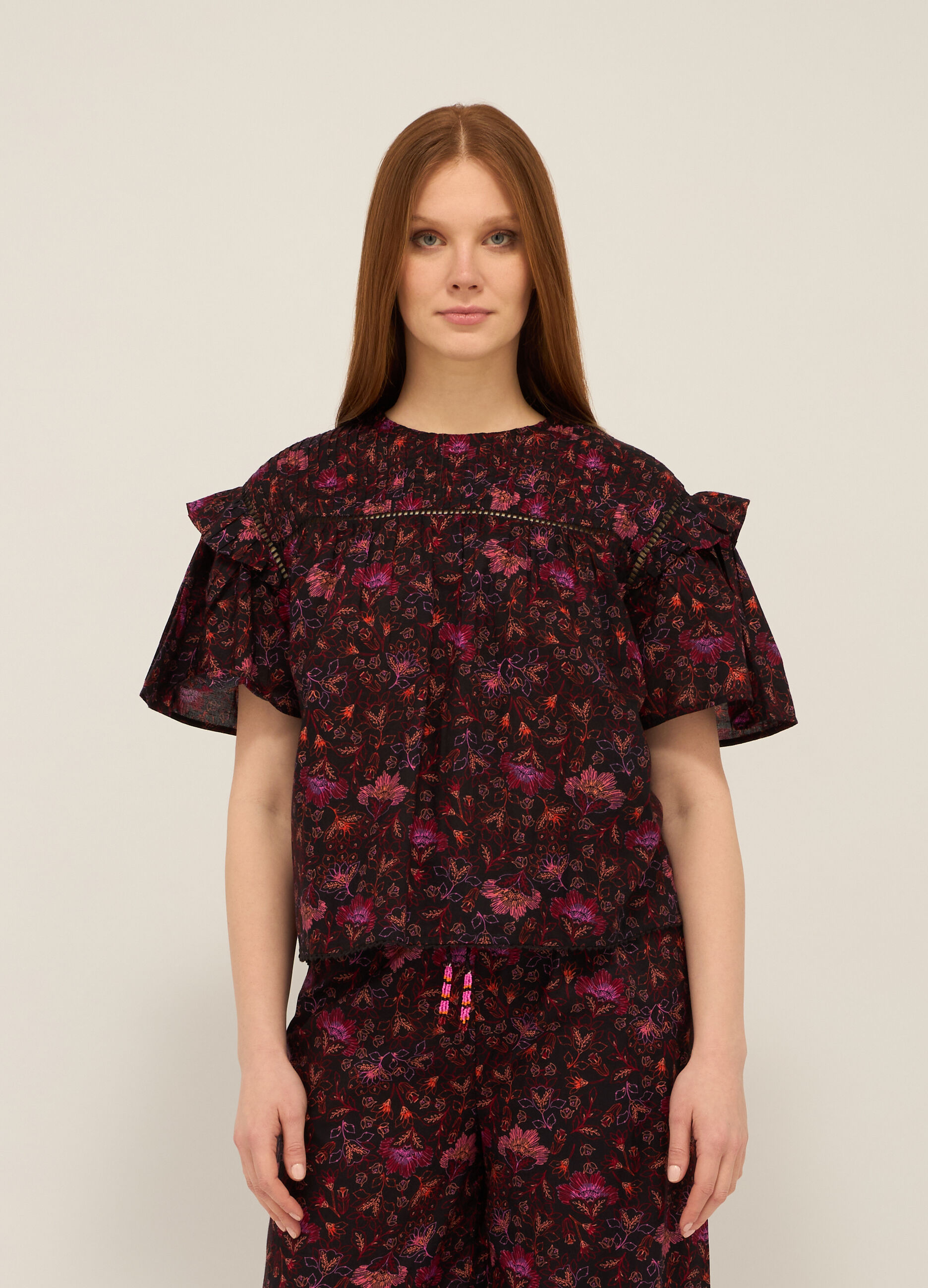 Blusa in puro cotone donna_0