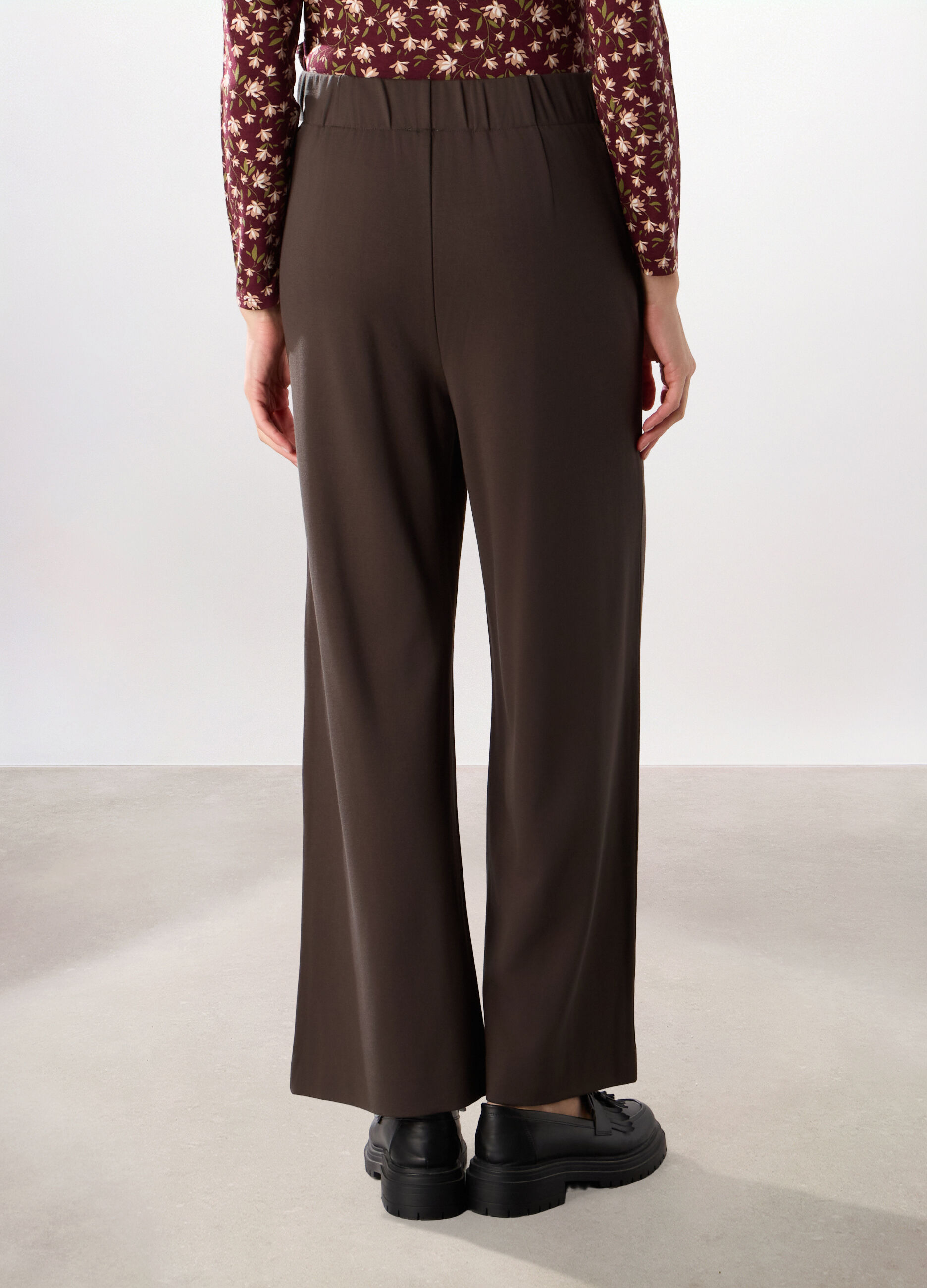 Pantalone palazzo in punto Milano donna_1