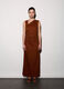 Abito lungo misto lino donna_1