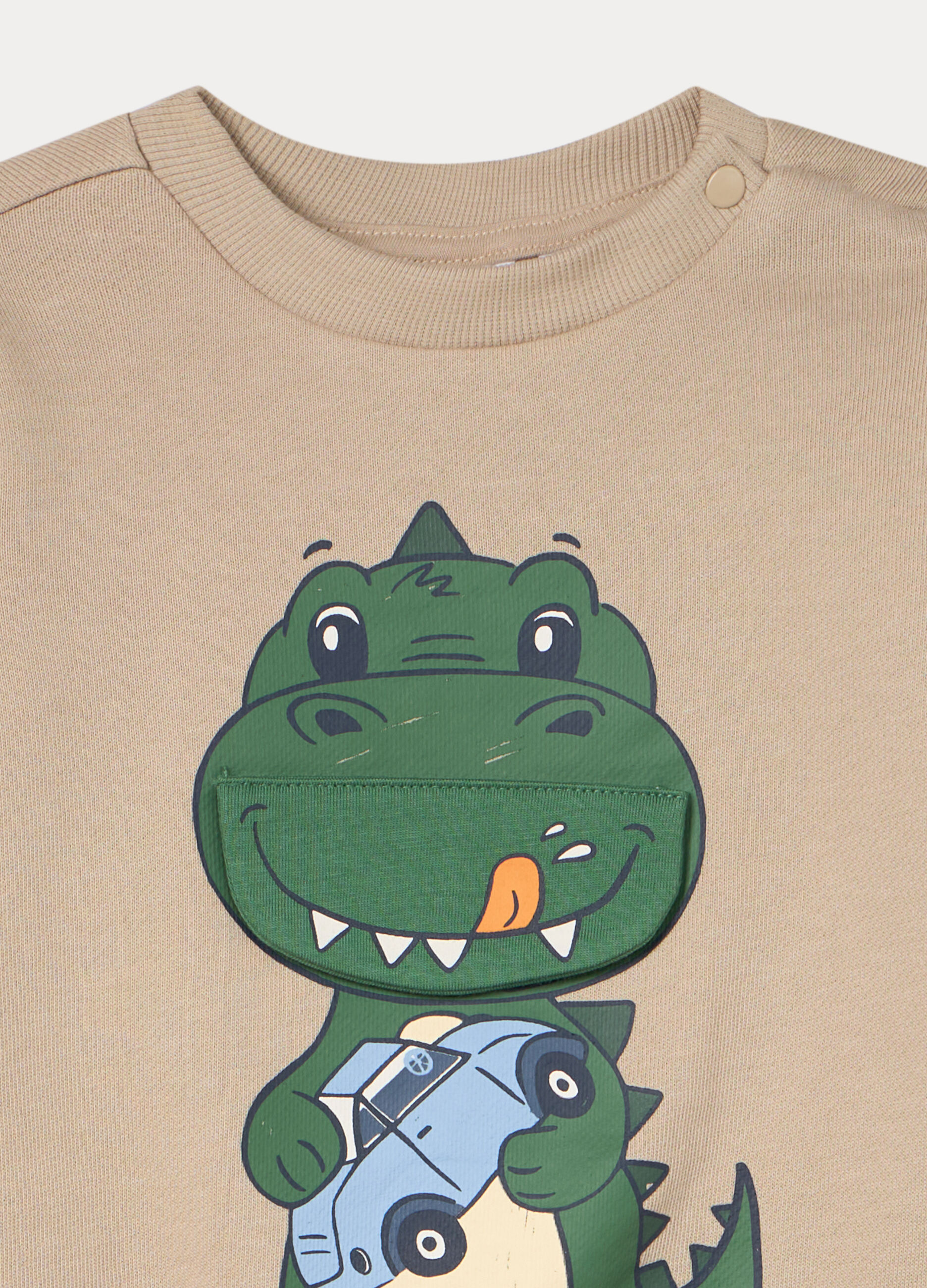 Jogging set in french terry di puro cotone bimbo_2