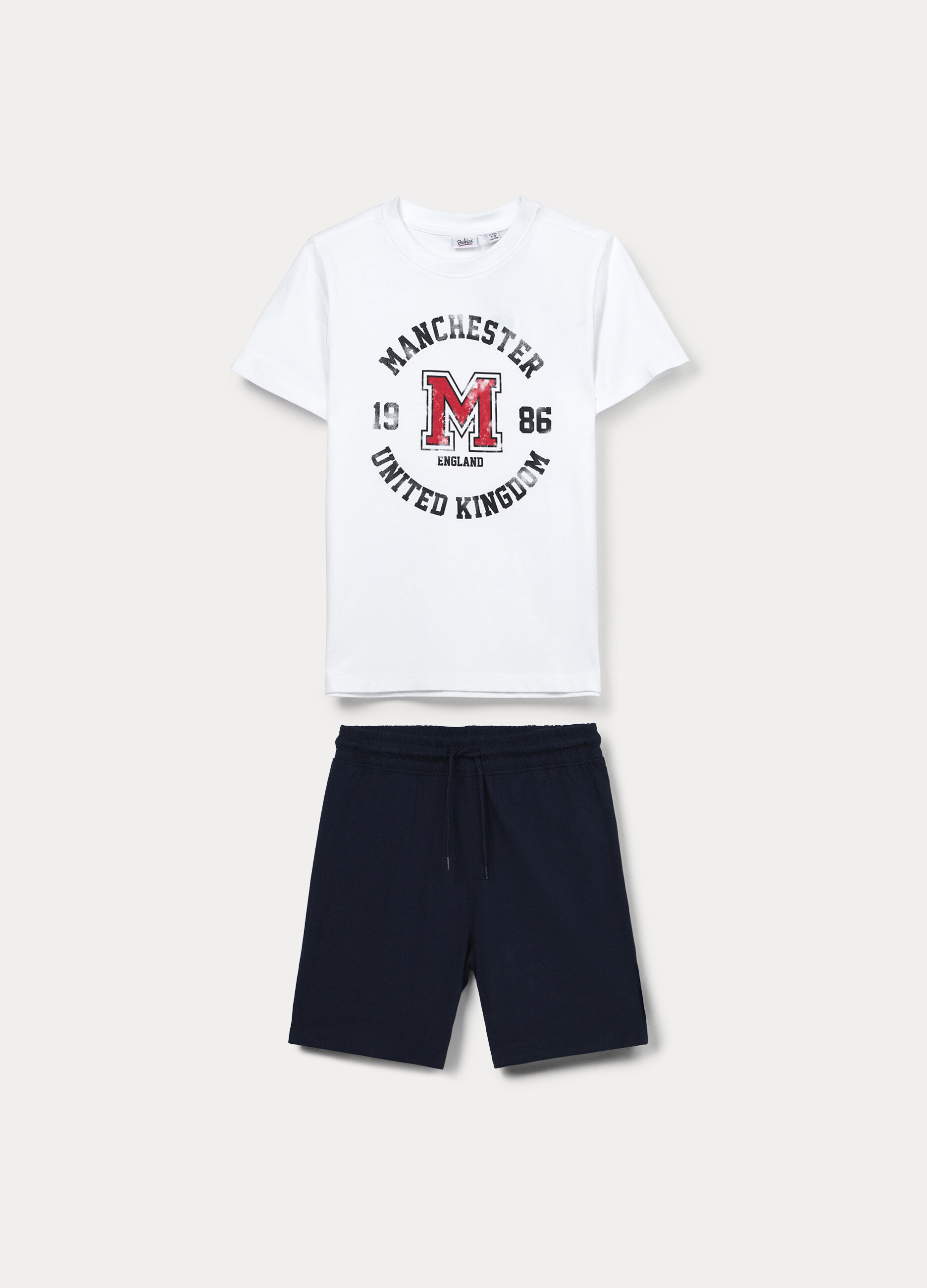 Jogging set in jersey di puro cotone ragazzo_0