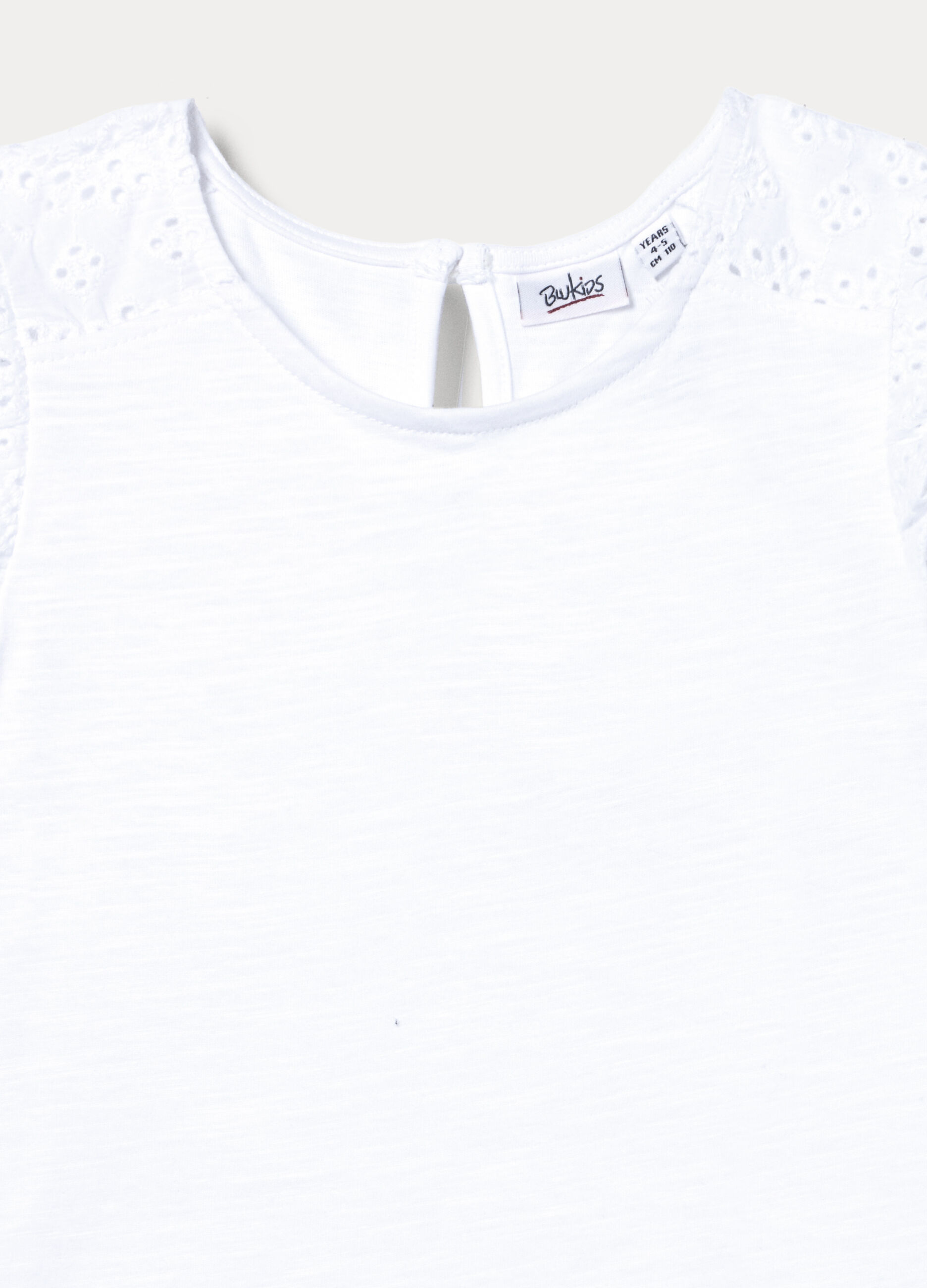 Canotta in jersey di cotone slub bambina_2